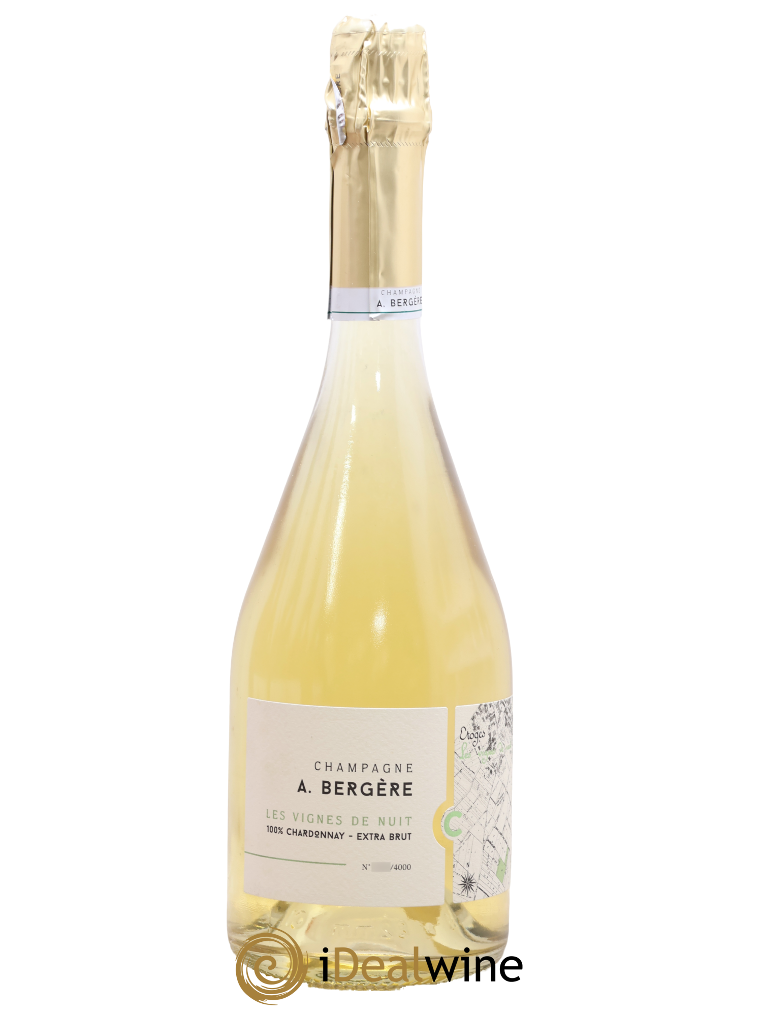 Champagne Vignes de nuits Blanc de blancs A. Bergere 2014 - Lot of 1 bottle - 0