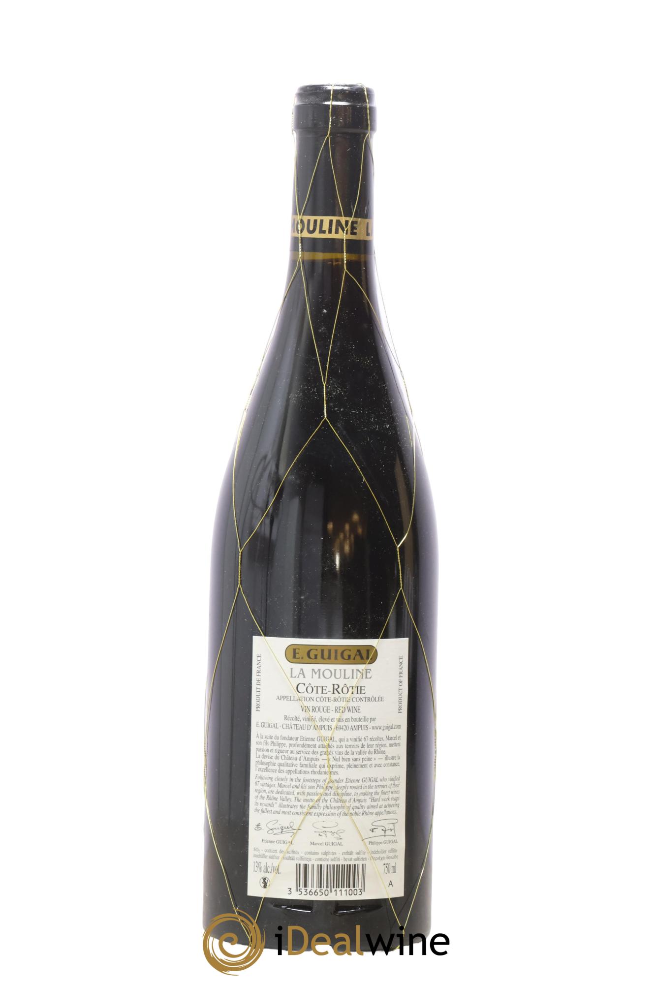 Côte-Rôtie La Mouline Guigal 2011 - Lot of 1 bottle - 1