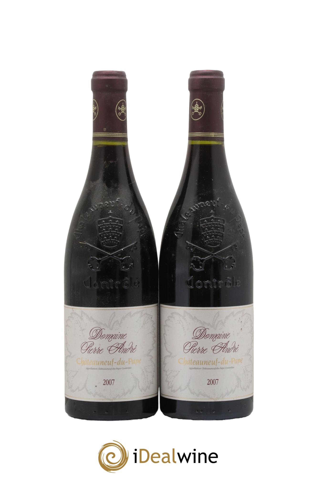 Châteauneuf-du-Pape Pierre André (Domaine) 2007 - Lot de 2 bouteilles - 0