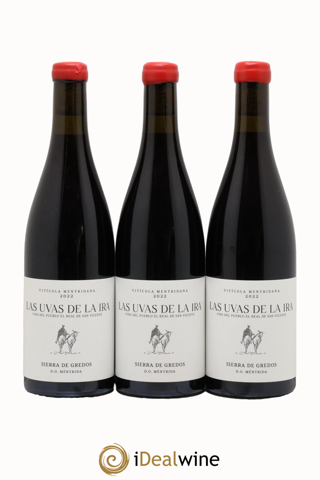 Méntrida DO Viticola Mentridana (anciennement Daniel Jimenez-Landi) Las Uvas de la Ira 2022 - Lot of 3 bottles - 0