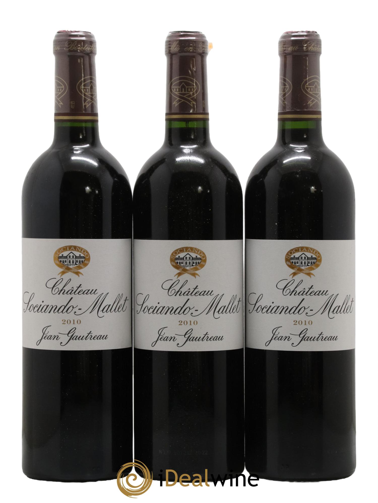 Château Sociando Mallet 2010 - Lot de 12 bouteilles - 2