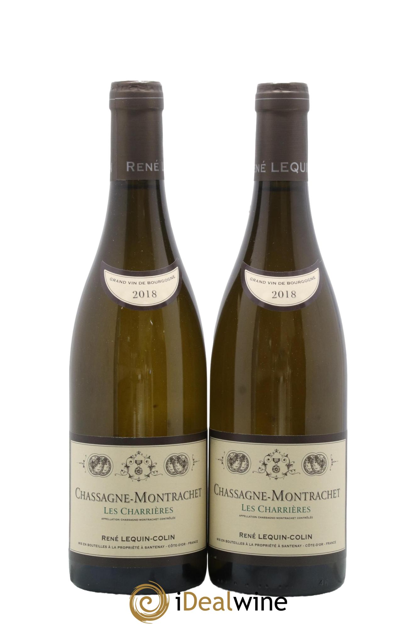 Chassagne-Montrachet Les Charrières Domaine Lequin-Colin 2018 - Lot de 2 bouteilles - 0