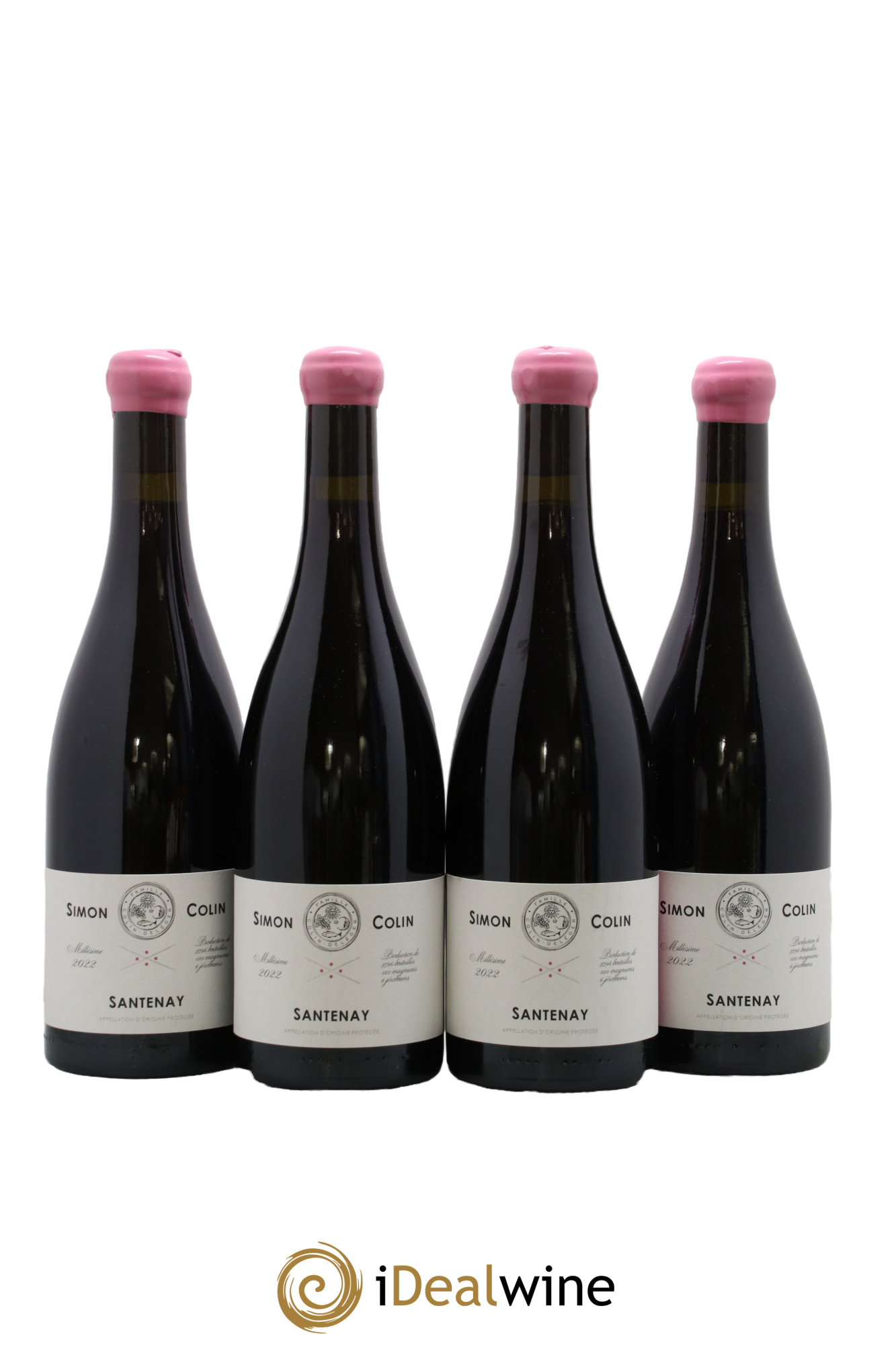 Santenay Simon Colin 2022 - Lot de 4 bouteilles - 0
