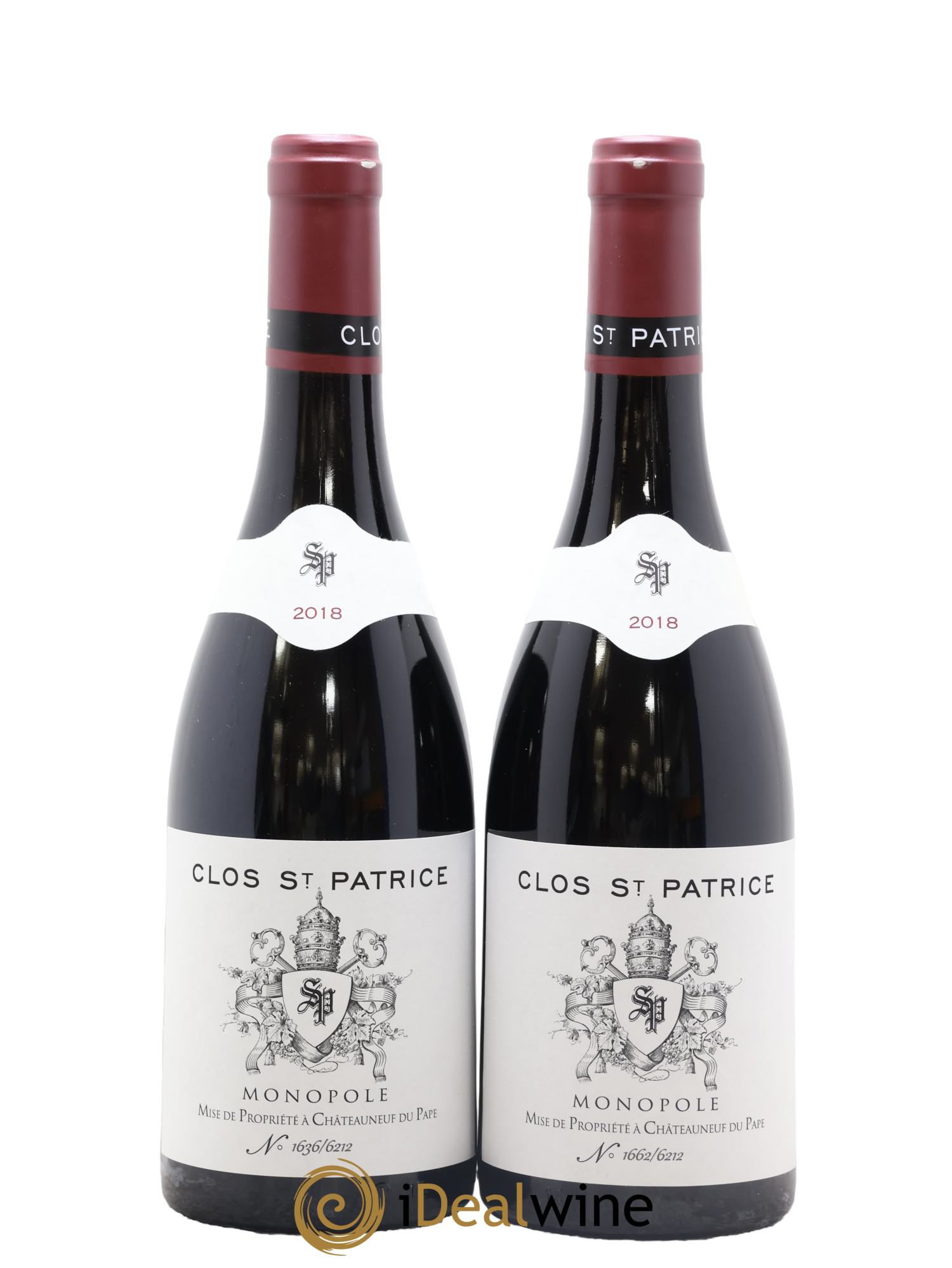Châteauneuf-du-Pape Clos Saint-Patrice 2018 - Lot of 2 bottles - 0