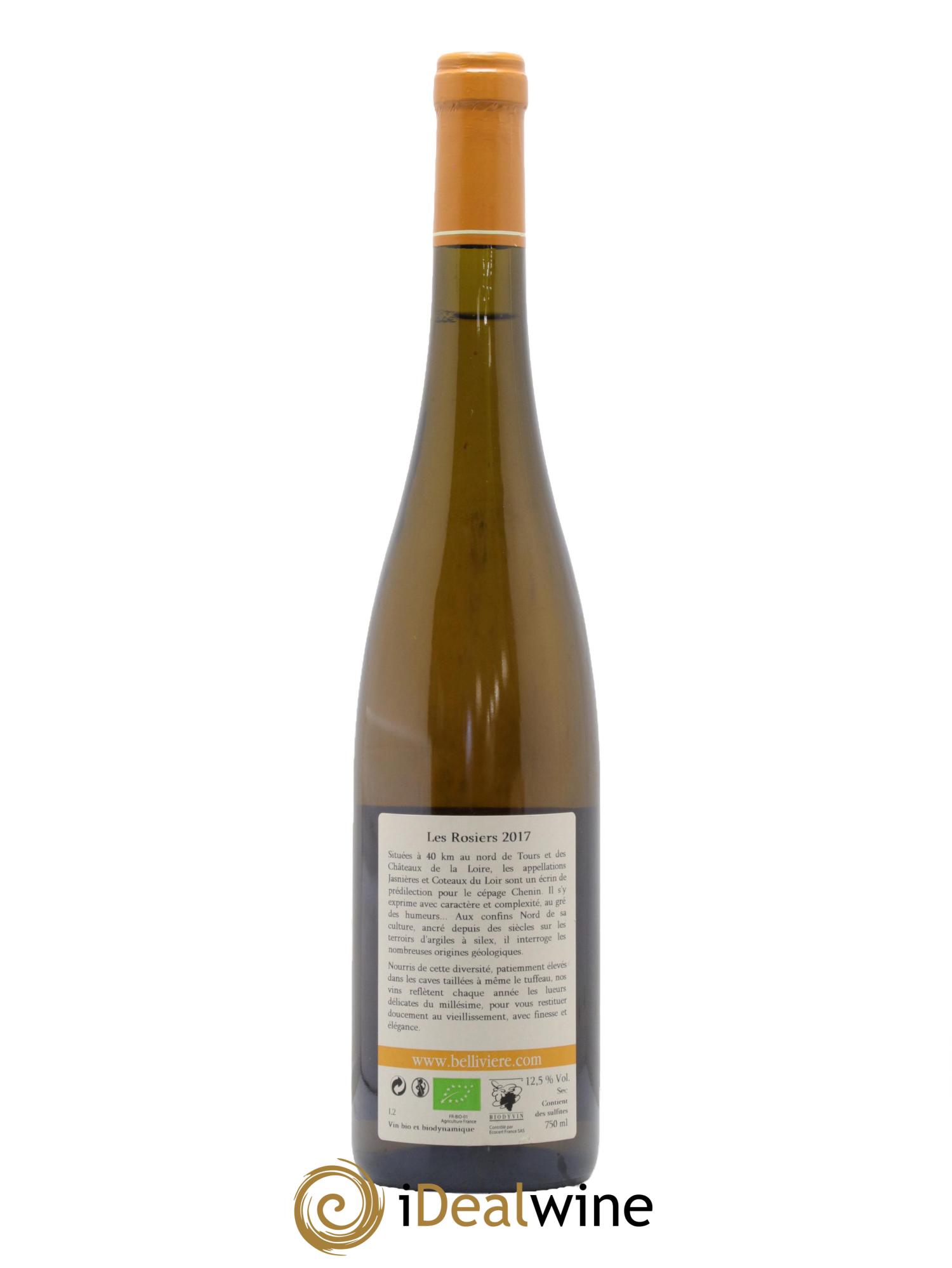 Jasnières Les Rosiers Domaine de Bellivière 2017 - Posten von 1 Flasche - 1