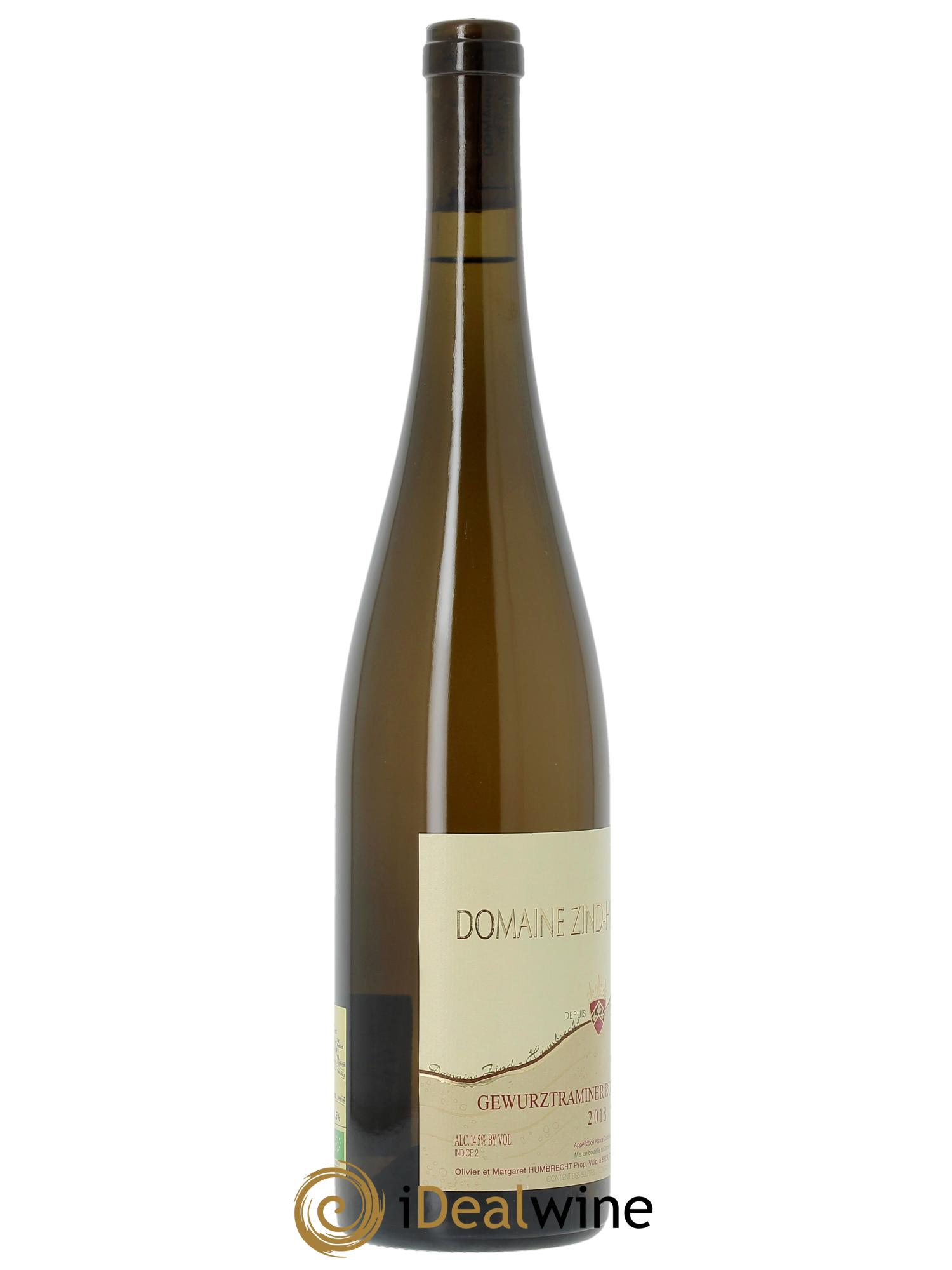 Alsace Gewurztraminer Roche Roulée Zind-Humbrecht (Domaine) 2018 - Lot de 1 bouteille - 2