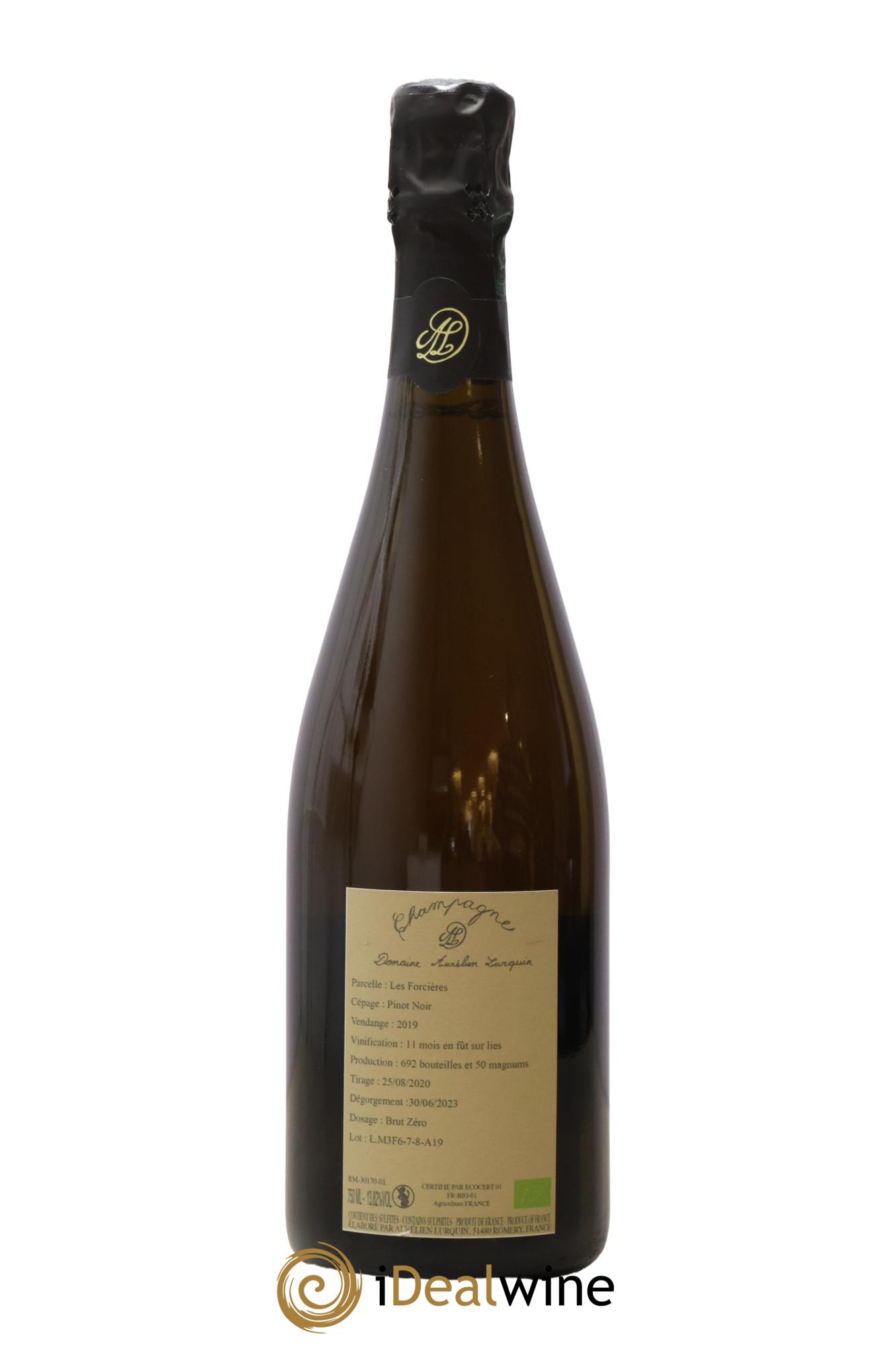 Pinot Noir Les Forcières Aurélien Lurquin 2019 - Posten von 1 Flasche - 1