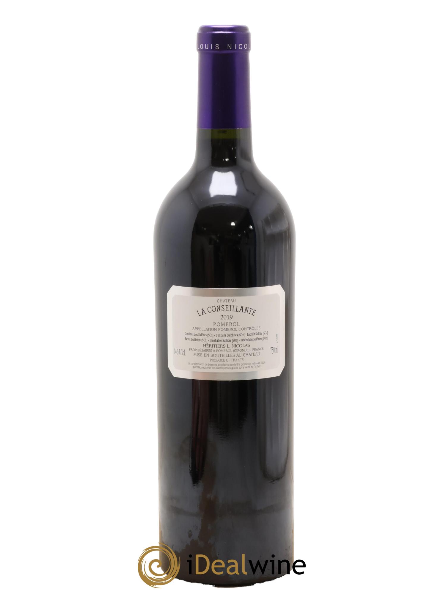 Château la Conseillante 2019 - Lot de 1 bouteille - 2