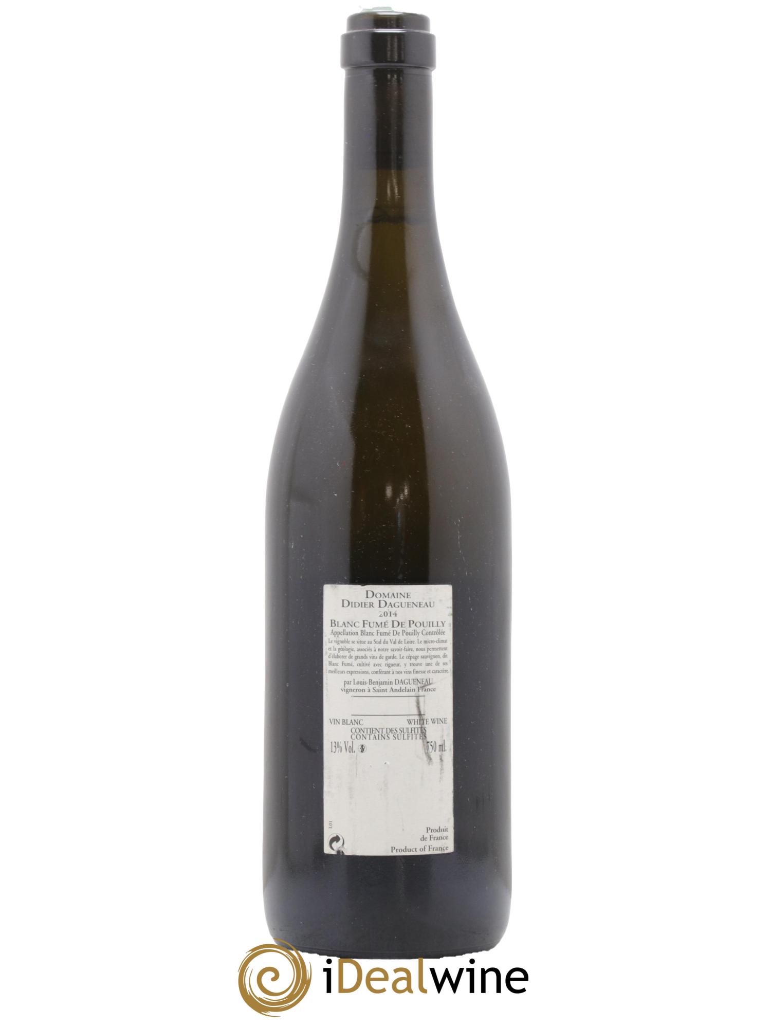 Pouilly-Fumé Buisson Renard Dagueneau (Domaine Didier - Louis-Benjamin)  2014 - Lotto di 1 bottiglia - 1
