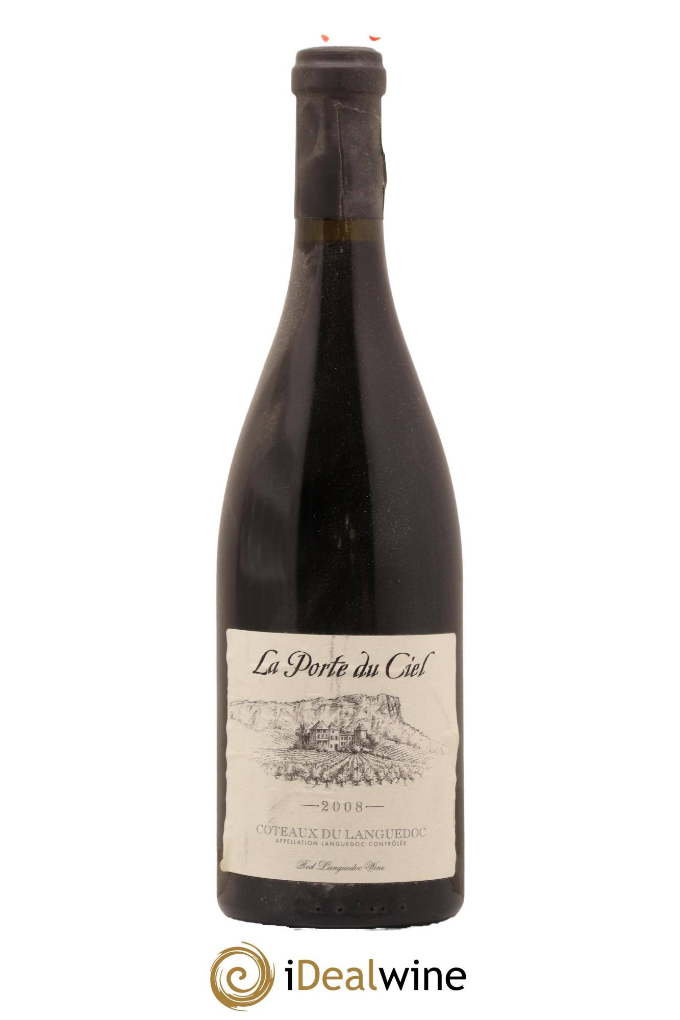 La Clape Château de La Négly La Porte du Ciel Jean Paux-Rosset 2008 - Lot de 1 bouteille - 0
