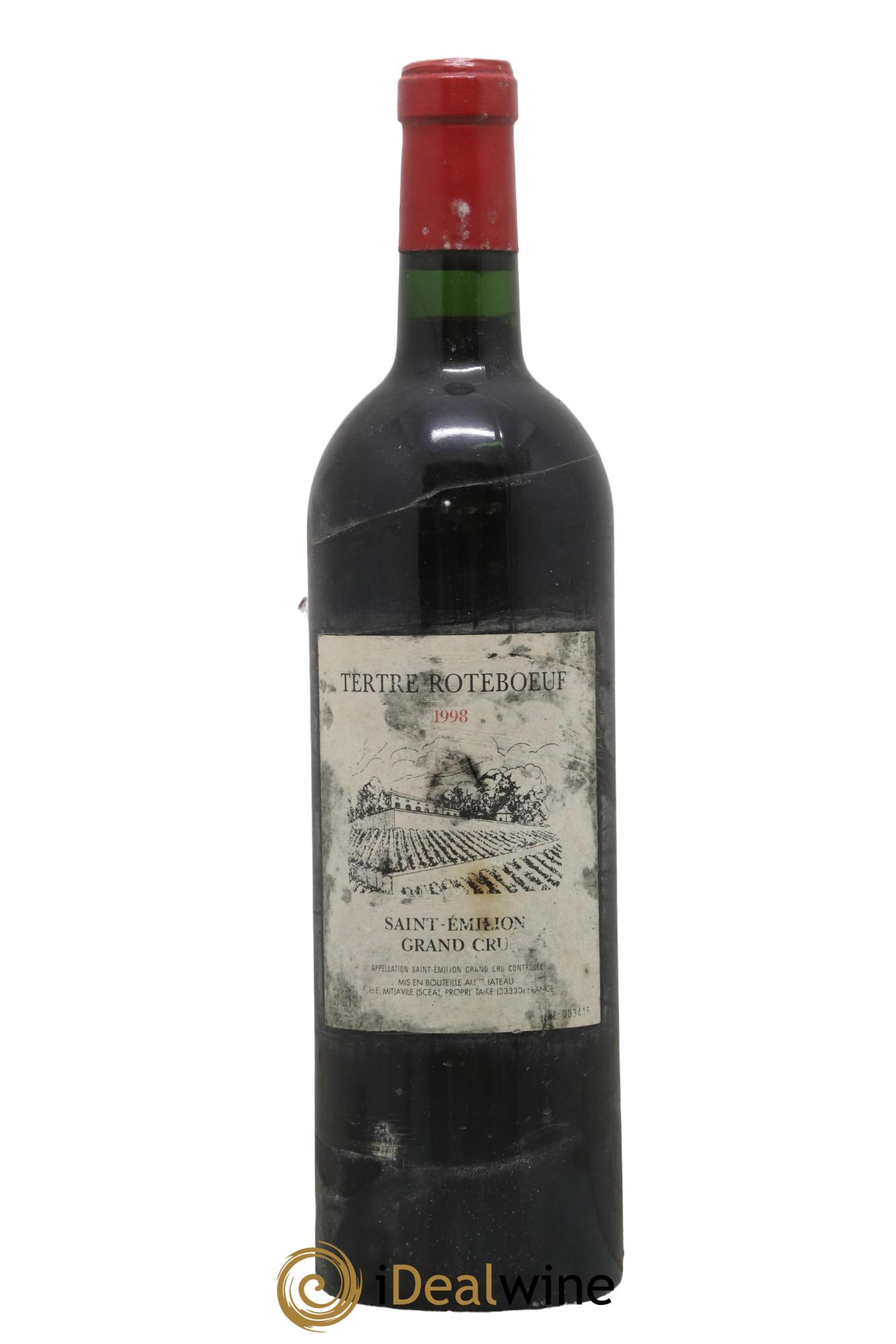 Château Tertre Roteboeuf 1998 - Lot de 1 bouteille - 0