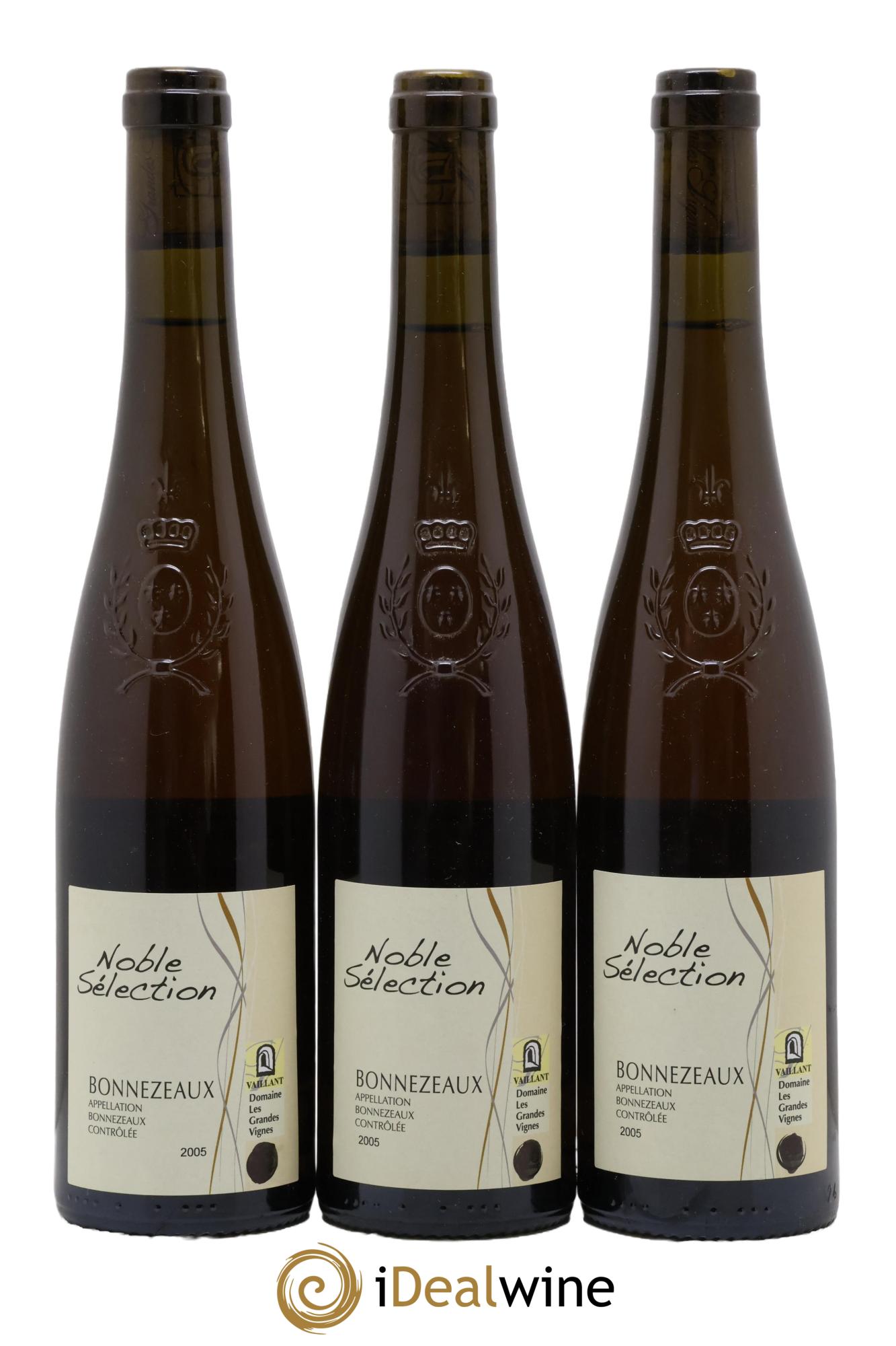 Bonnezeaux Noble Sélection Domaine Les Grandes Vignes 2005 - Lot de 3 format 50cls - 0