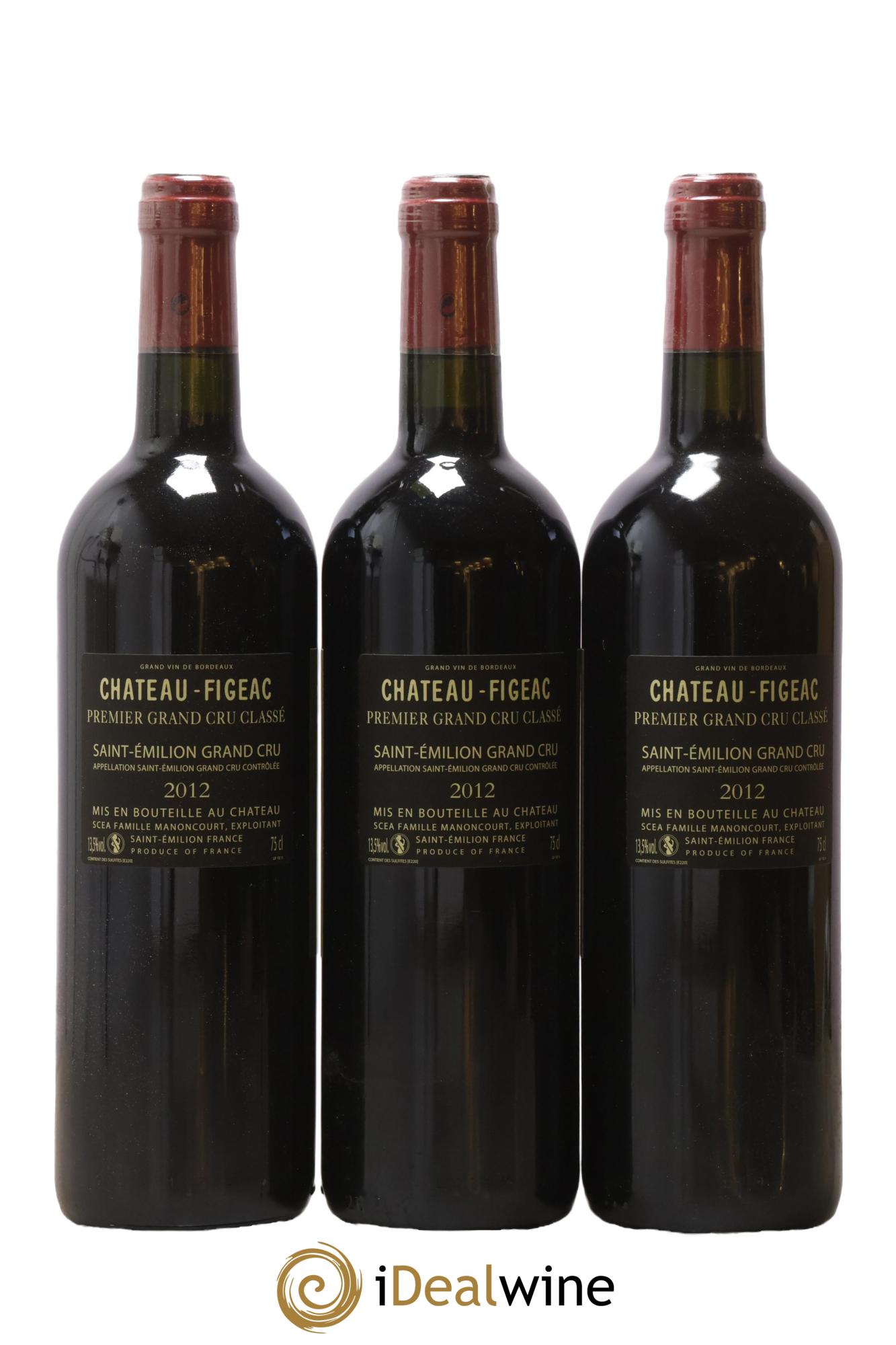 Château Figeac 1er Grand Cru Classé A 2012 - Lotto di 12 bottiglie - 8