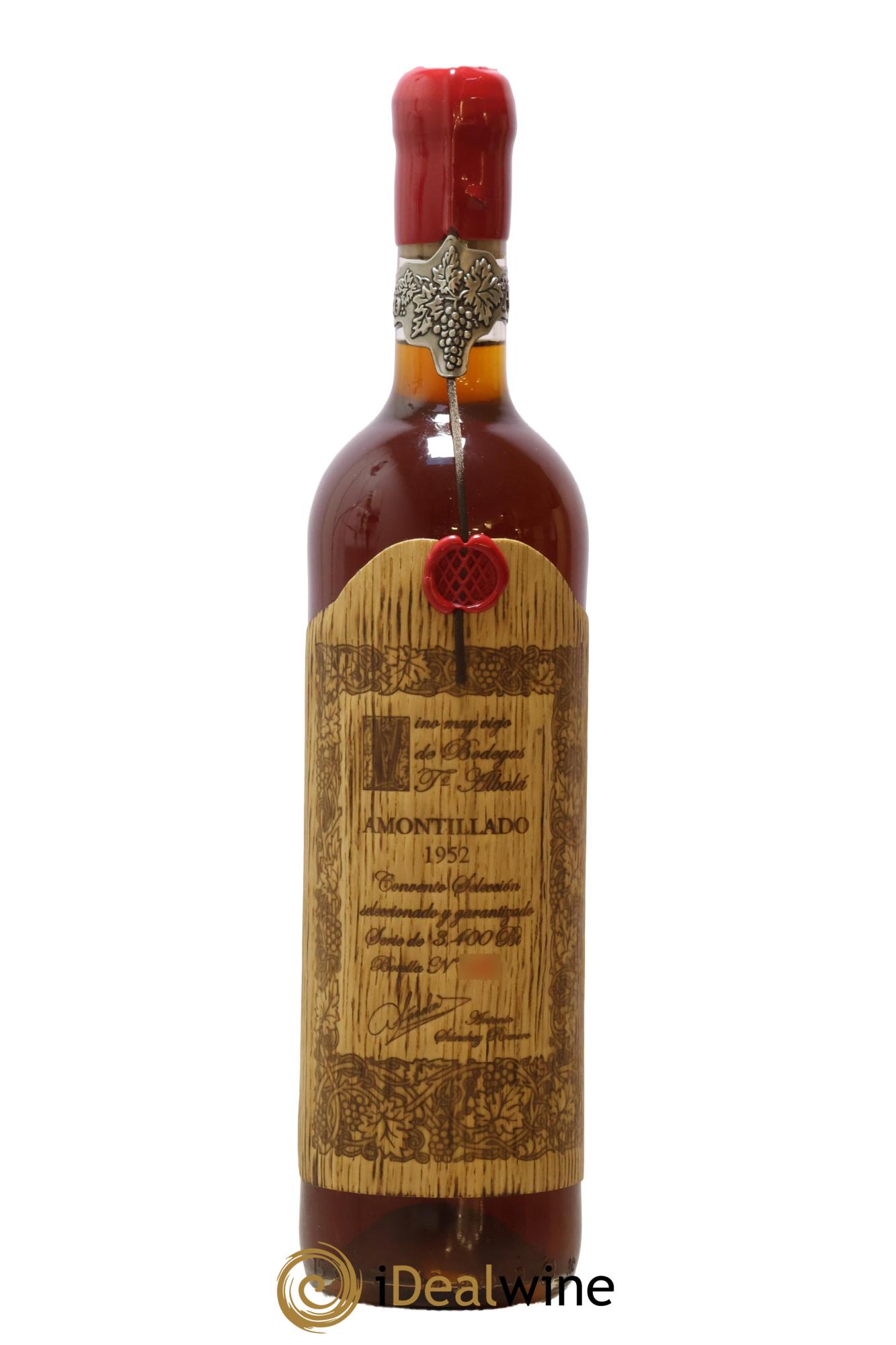 Montilla Moriles Pedro Ximenez Amontillado Marqués de Poley Convento Seleccion Toro Albala 1952 - Lot de 1 bouteille - 1