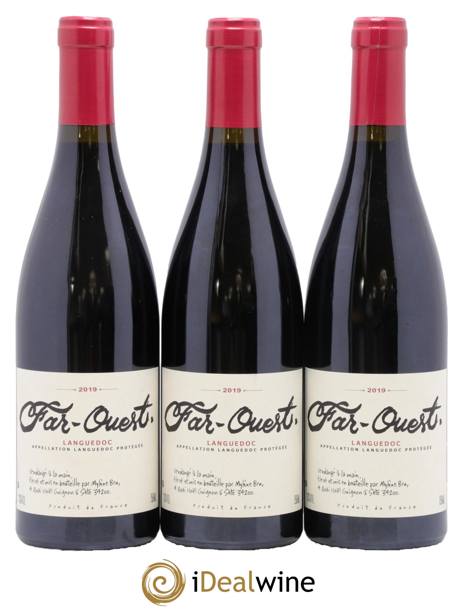 Languedoc Far Ouest Mylène Bru 2019 - Lot de 3 bouteilles - 0
