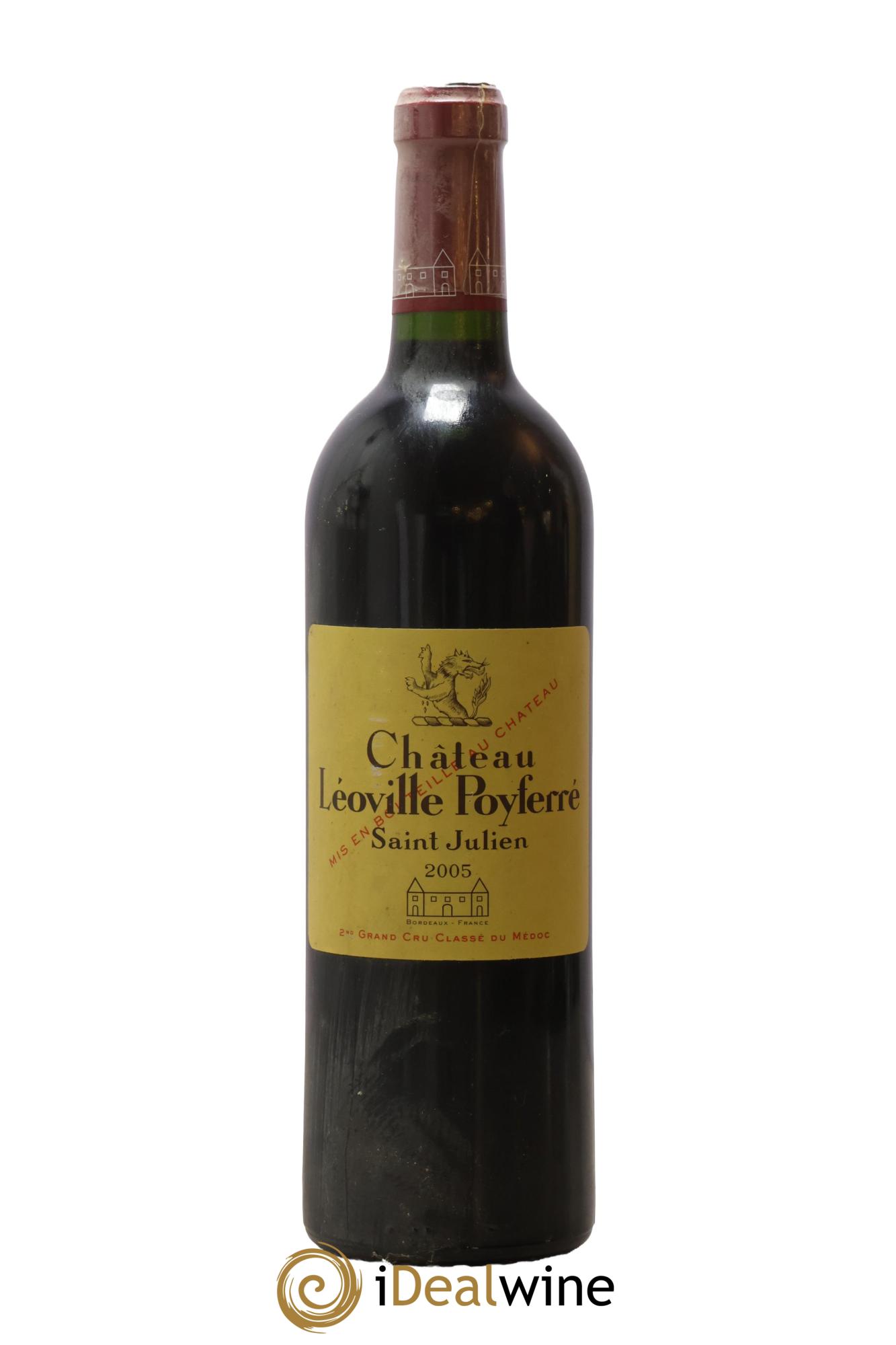Château Léoville Poyferré 2ème Grand Cru Classé 2005 - Lotto di 1 bottiglia - 0