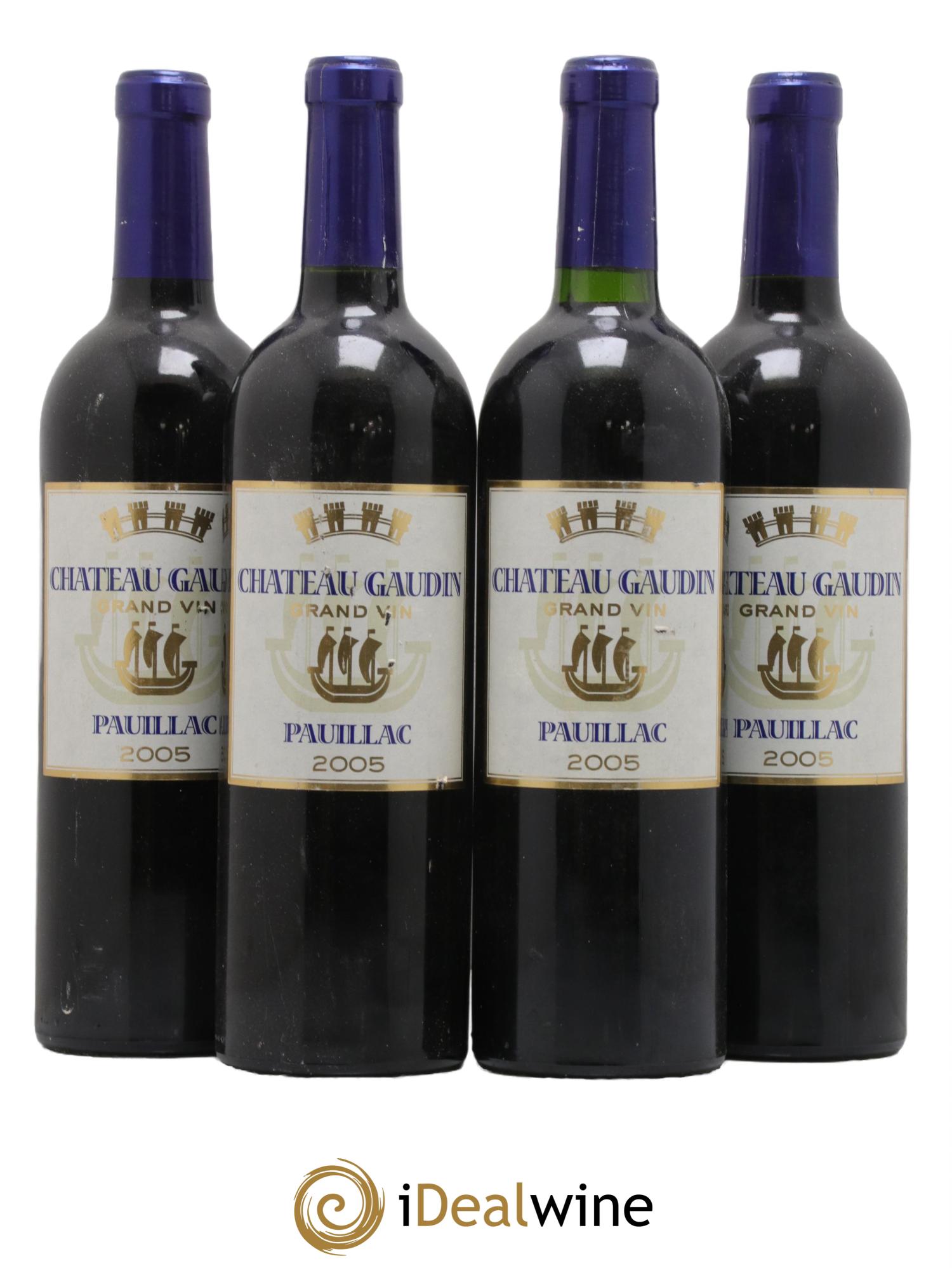 Château Gaudin 2005 - Posten von 4 Flaschen - 0