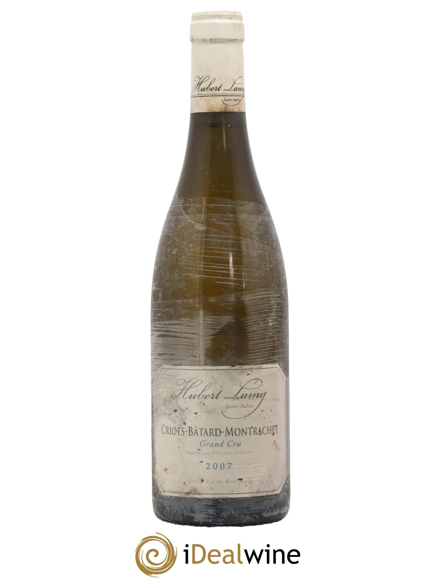 Criots-Bâtard-Montrachet Grand Cru Hubert Lamy 2007 - Lot de 1 bouteille - 0