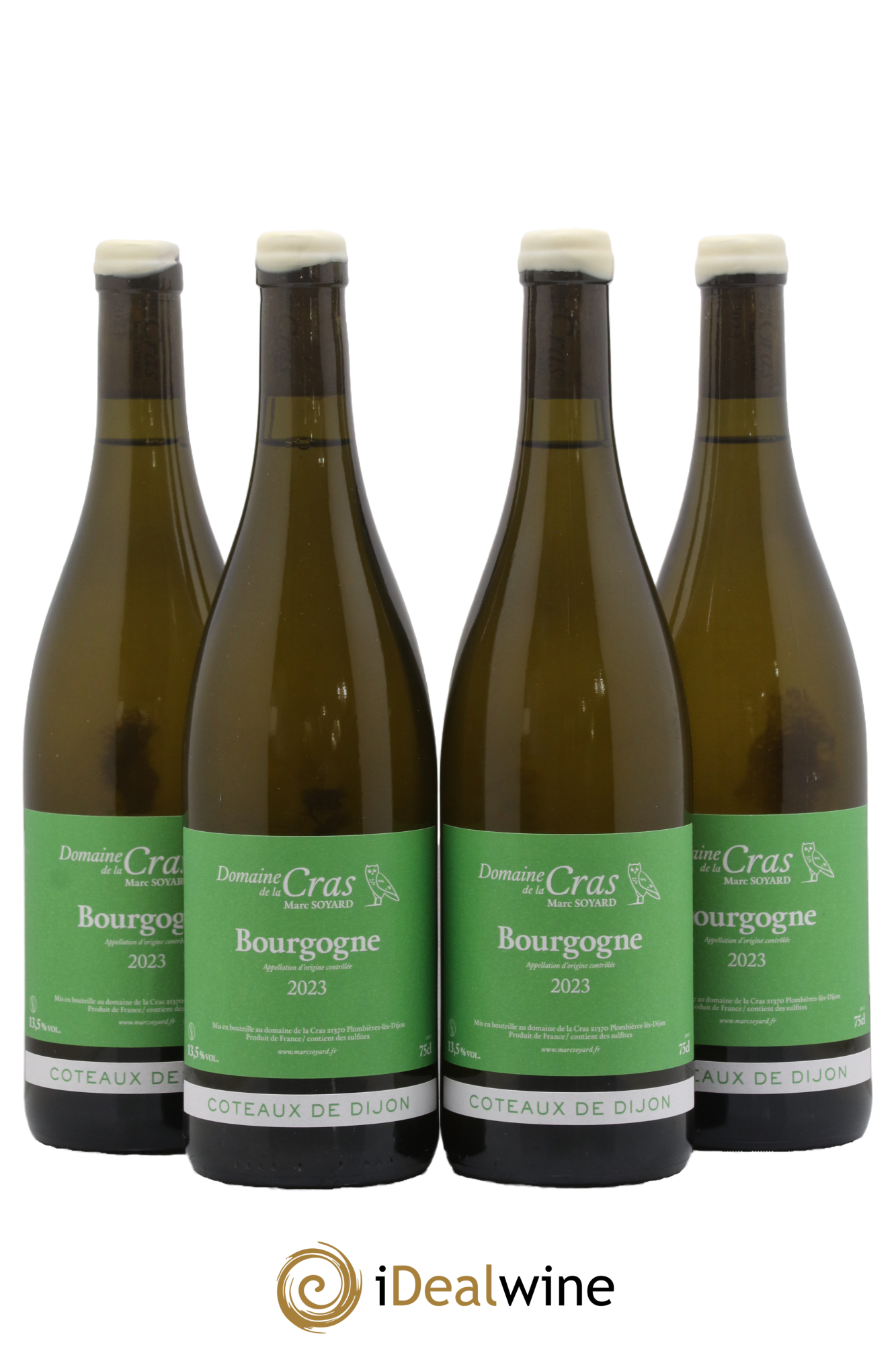 Coteaux de Dijon Domaine de la Cras - Marc Soyard 2023 - Lotto di 4 bottiglie - 0