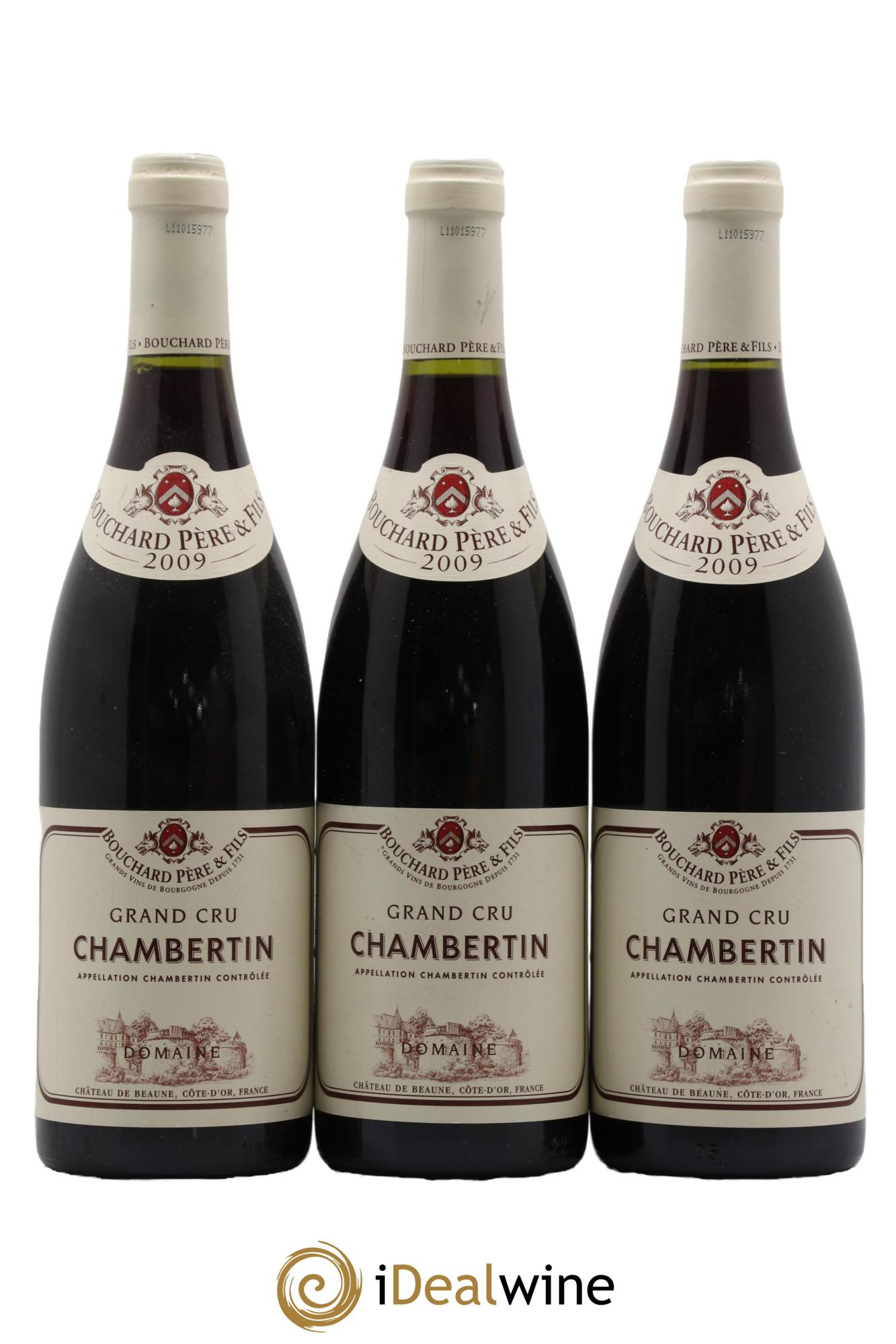 Chambertin Grand Cru Bouchard Père & Fils 2009 - Lot de 3 bouteilles - 0