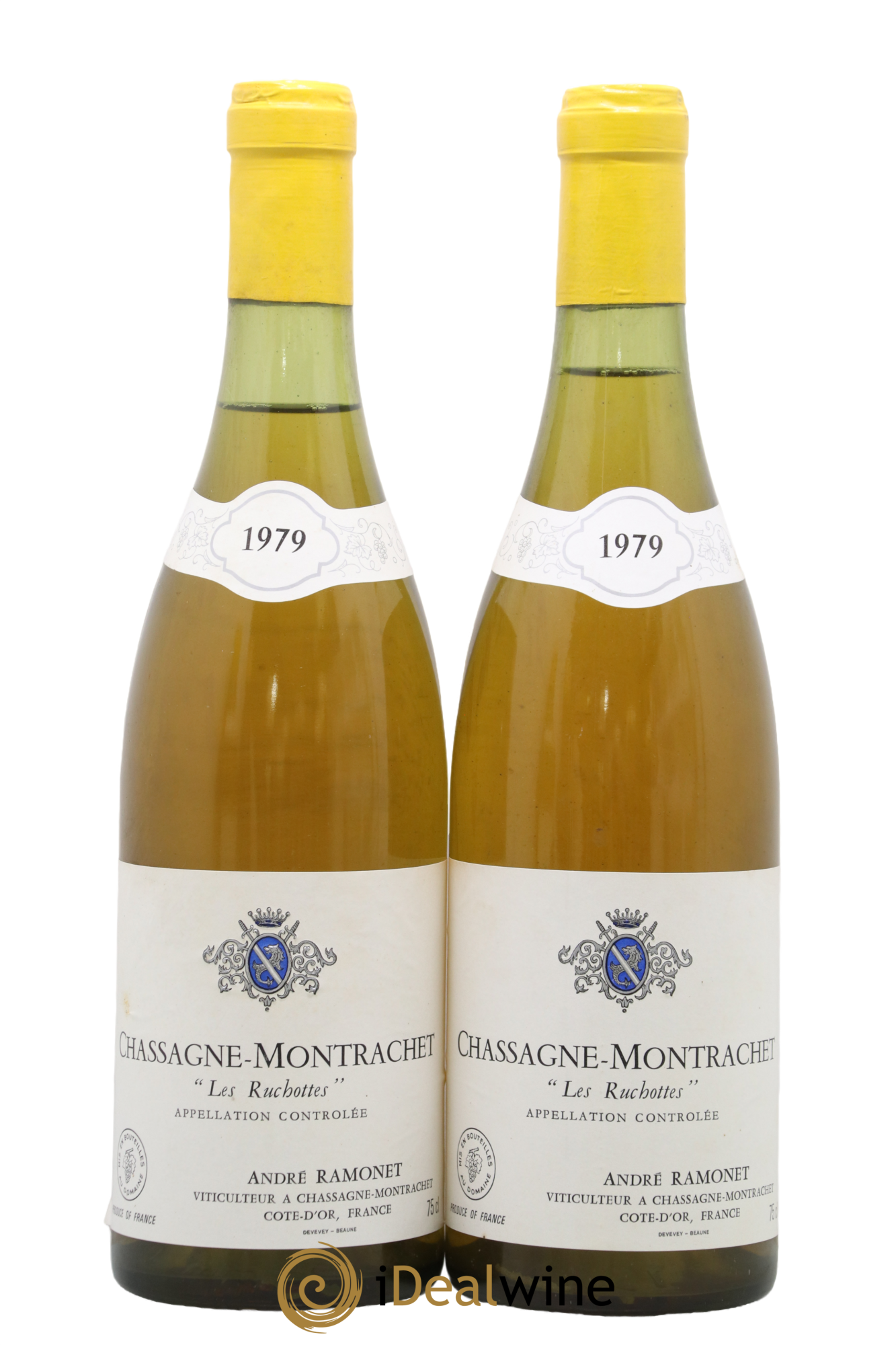 Chassagne-Montrachet 1er Cru Les Ruchottes Ramonet (Domaine) 1979 - Lot de 2 bouteilles - 0