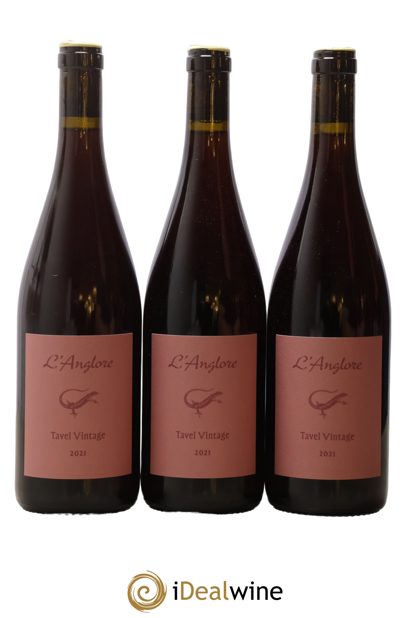 Tavel Vintage L'Anglore 2021 - Lot de 3 bouteilles - 0