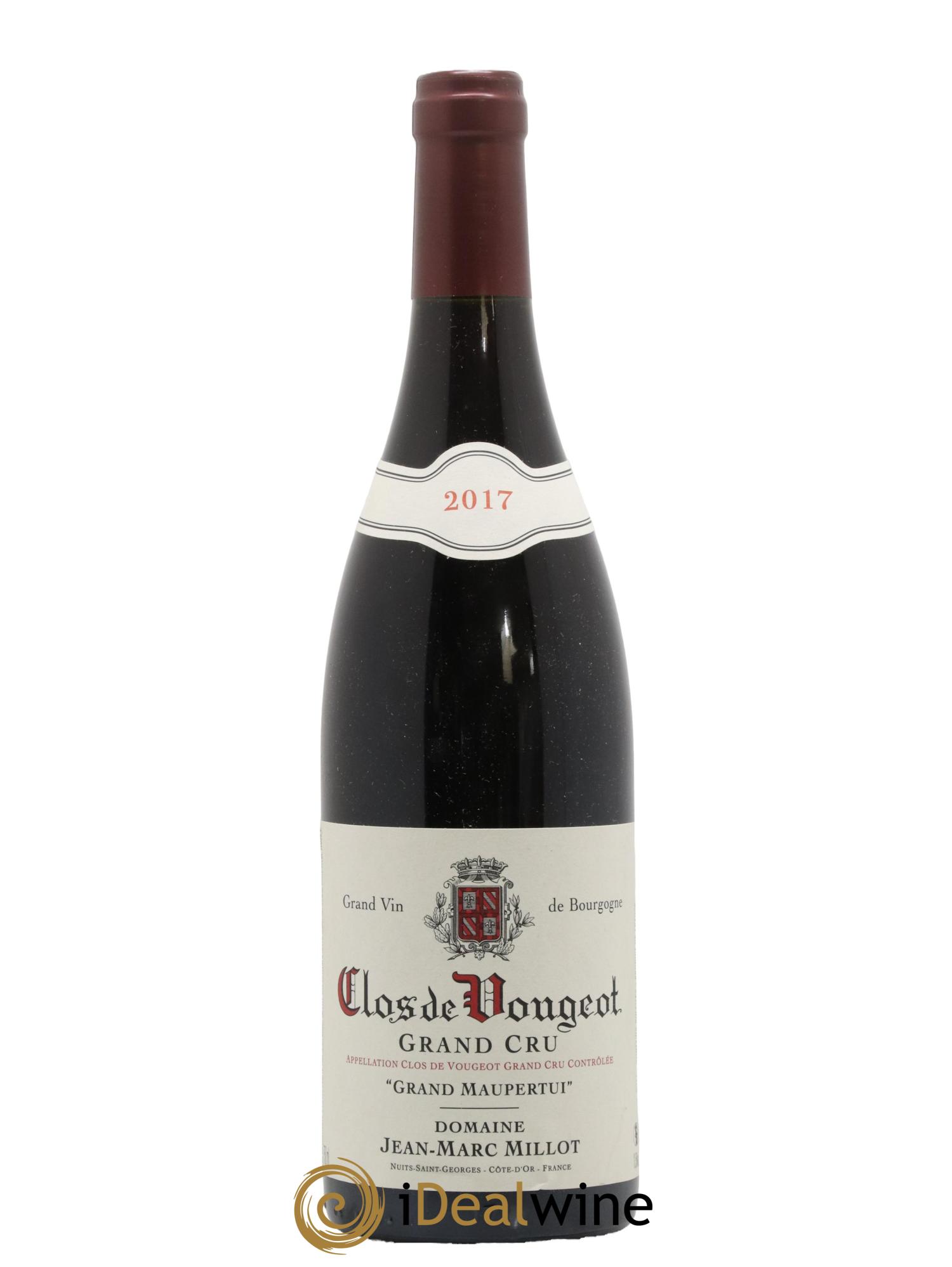 Clos de Vougeot Grand Cru Grand Maupertui Jean-Marc Millot 2017 - Lot de 1 bouteille - 0