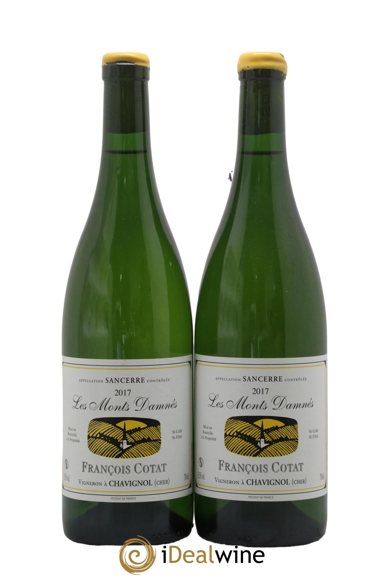 Sancerre Les Monts Damnés François Cotat 2017 - Lot of 2 bottles - 0