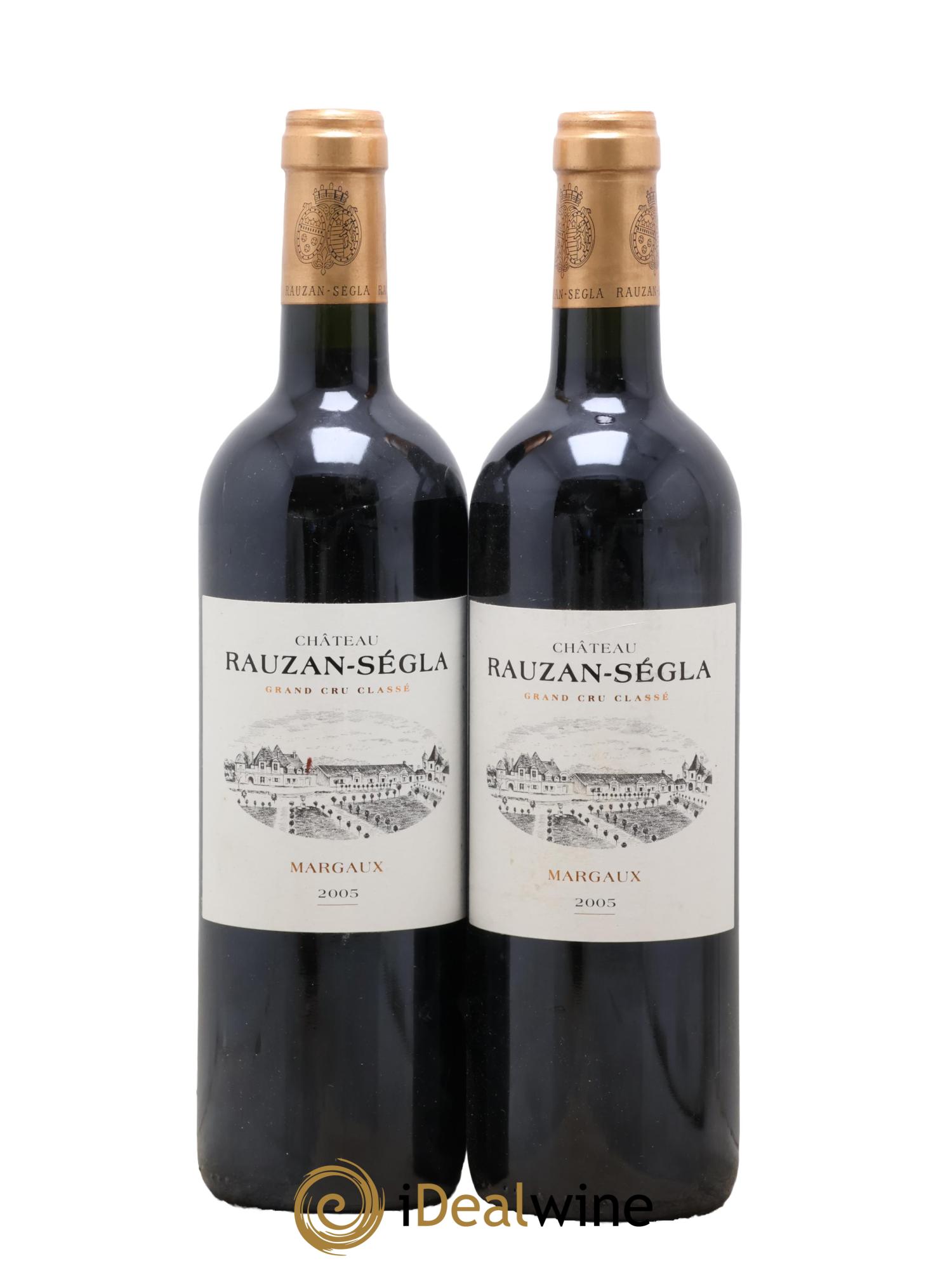 Château Rauzan Ségla Grand Cru Classé 2005 - Lot de 2 bouteilles - 0