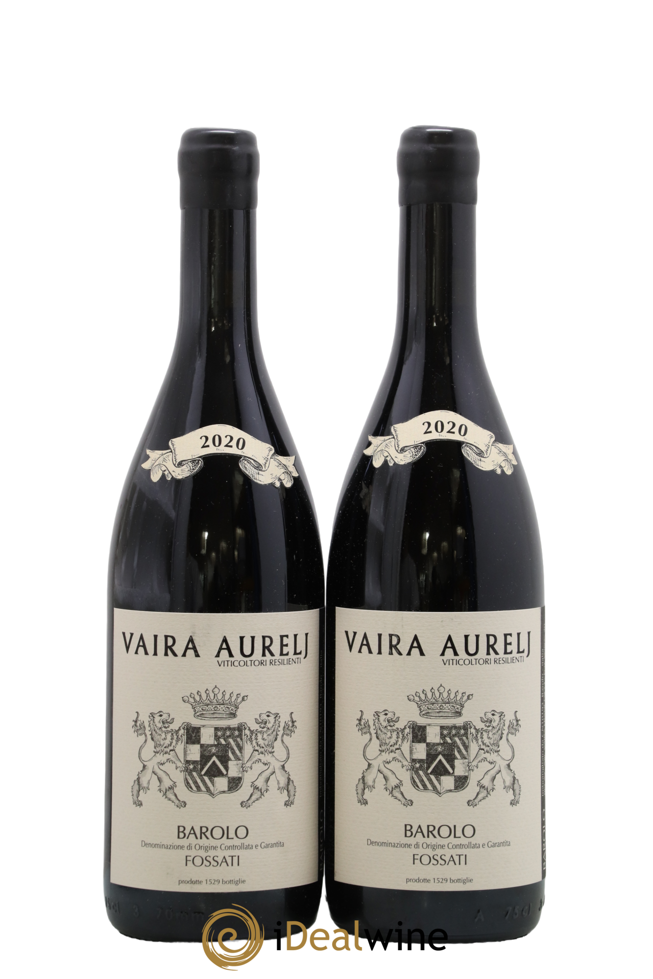 Barolo DOCG DOCG Fossati Vaira Aurelj 2020 - Lot de 2 bouteilles - 0