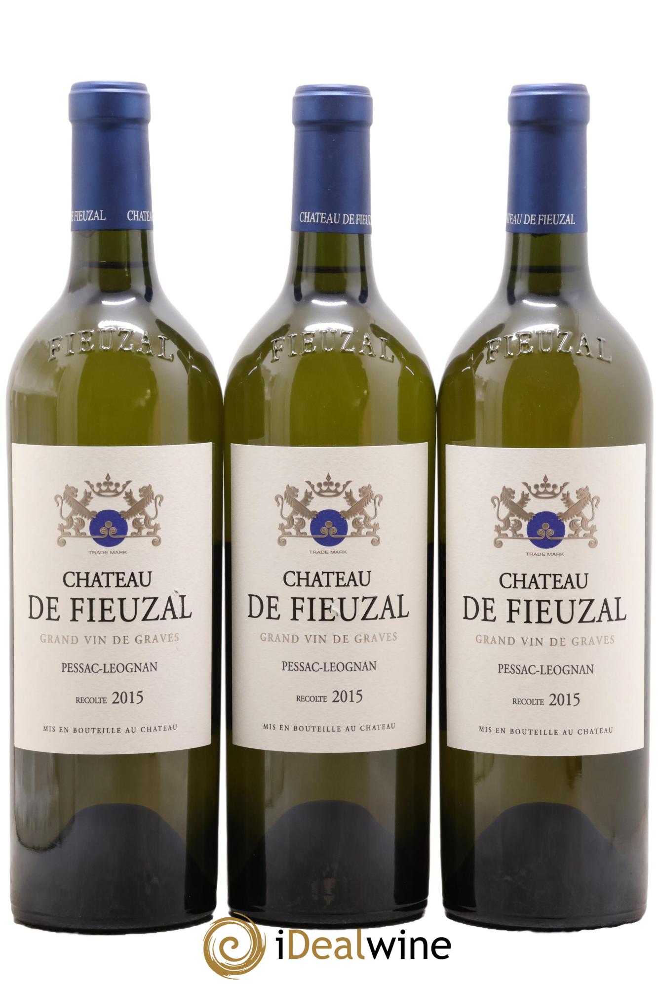 Château de Fieuzal 2015 - Lotto di 3 bottiglie - 0