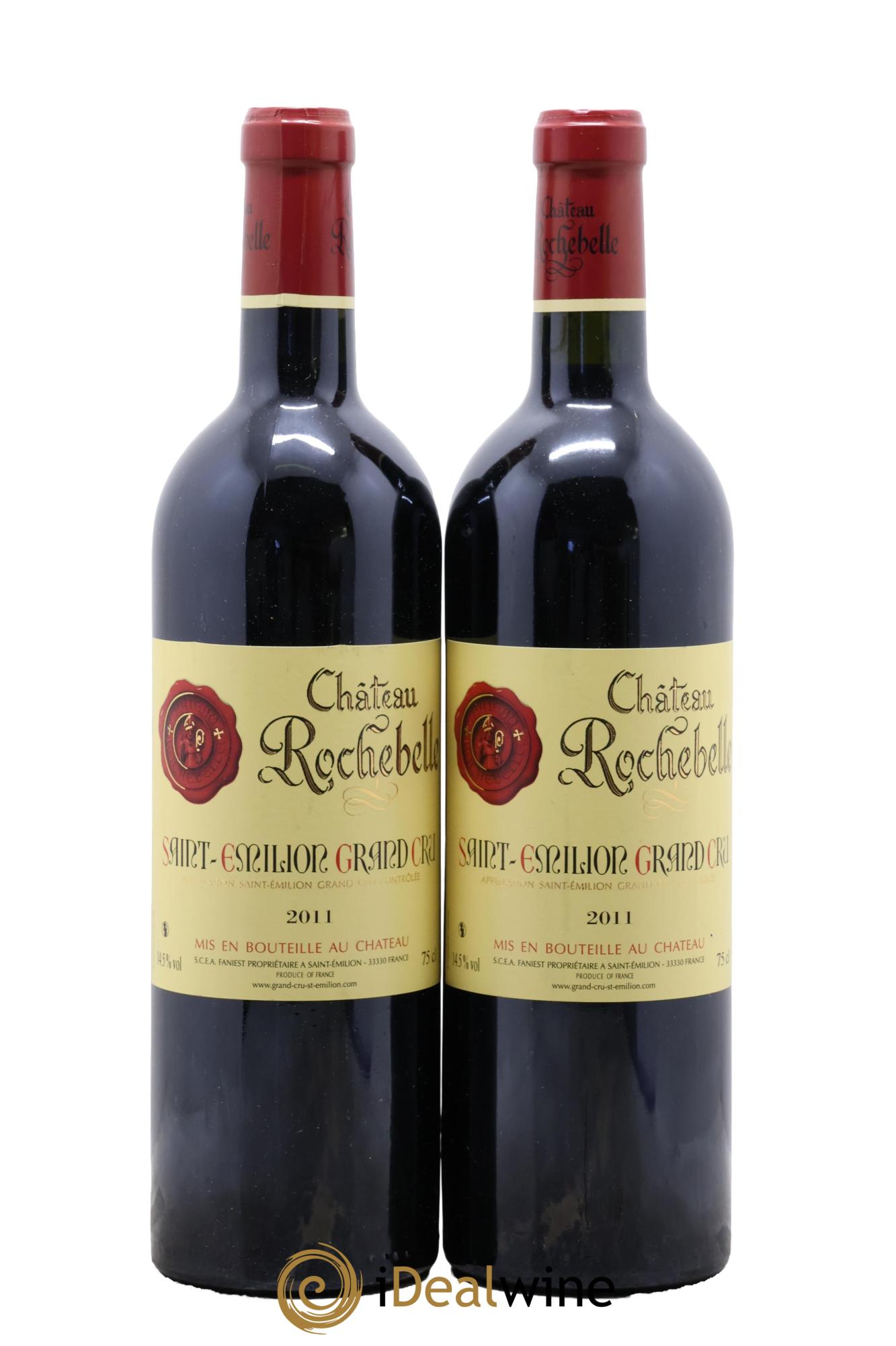 Château Rochebelle Grand Cru Classé 2011 - Lotto di 2 bottiglie - 0