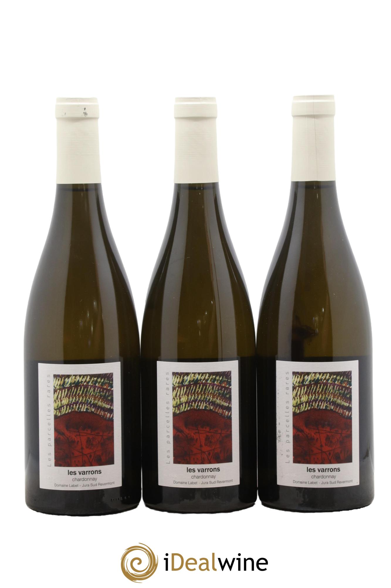 Côtes du Jura Chardonnay Les Varrons Romain - Julien - Charline Labet 2022 - Lot de 3 bouteilles - 0