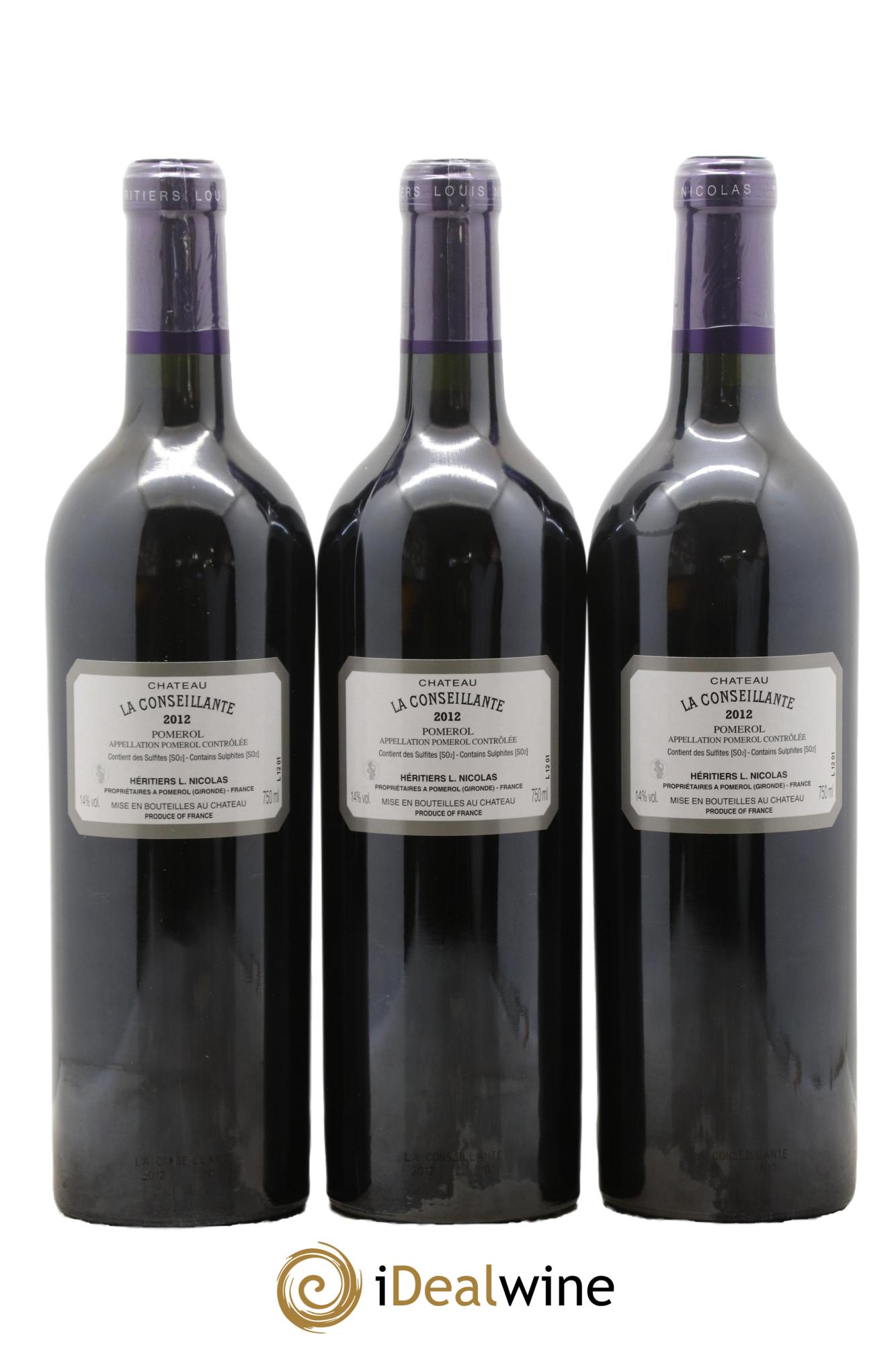 Château la Conseillante 2012 - Lot of 6 bottles - 4