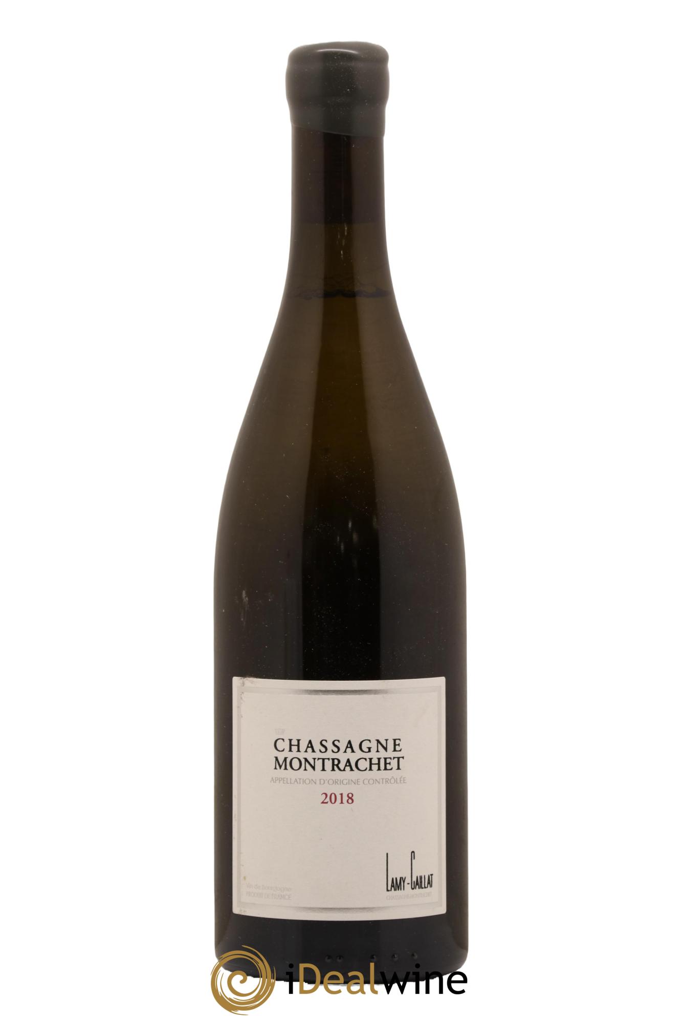 Chassagne-Montrachet Lamy-Caillat (Domaine) 2018 - Lot de 1 bouteille - 0