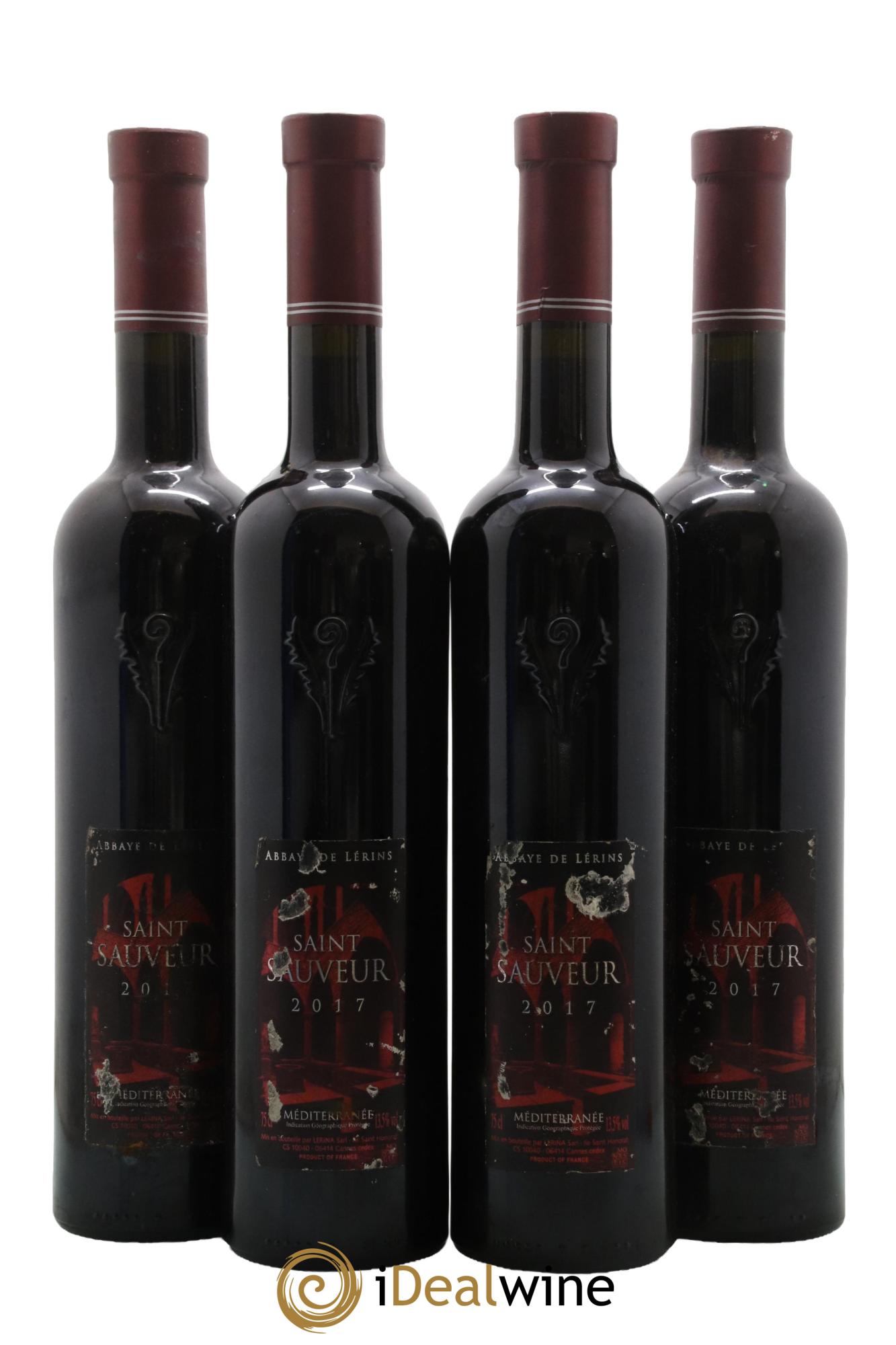 IGP Méditerranée Saint Sauveur Abbaye Lérins 2017 - Lot de 4 bouteilles - 0