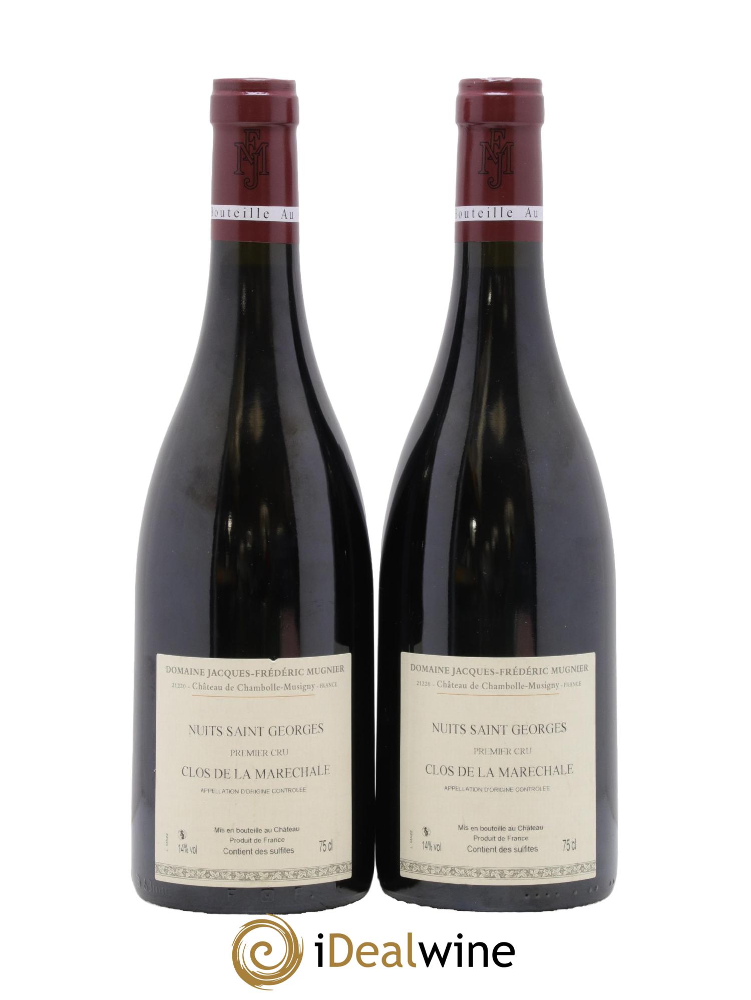 Nuits-Saint-Georges 1er Cru Clos de La Maréchale Jacques-Frédéric Mugnier 2022 - Lotto di 2 bottiglie - 1