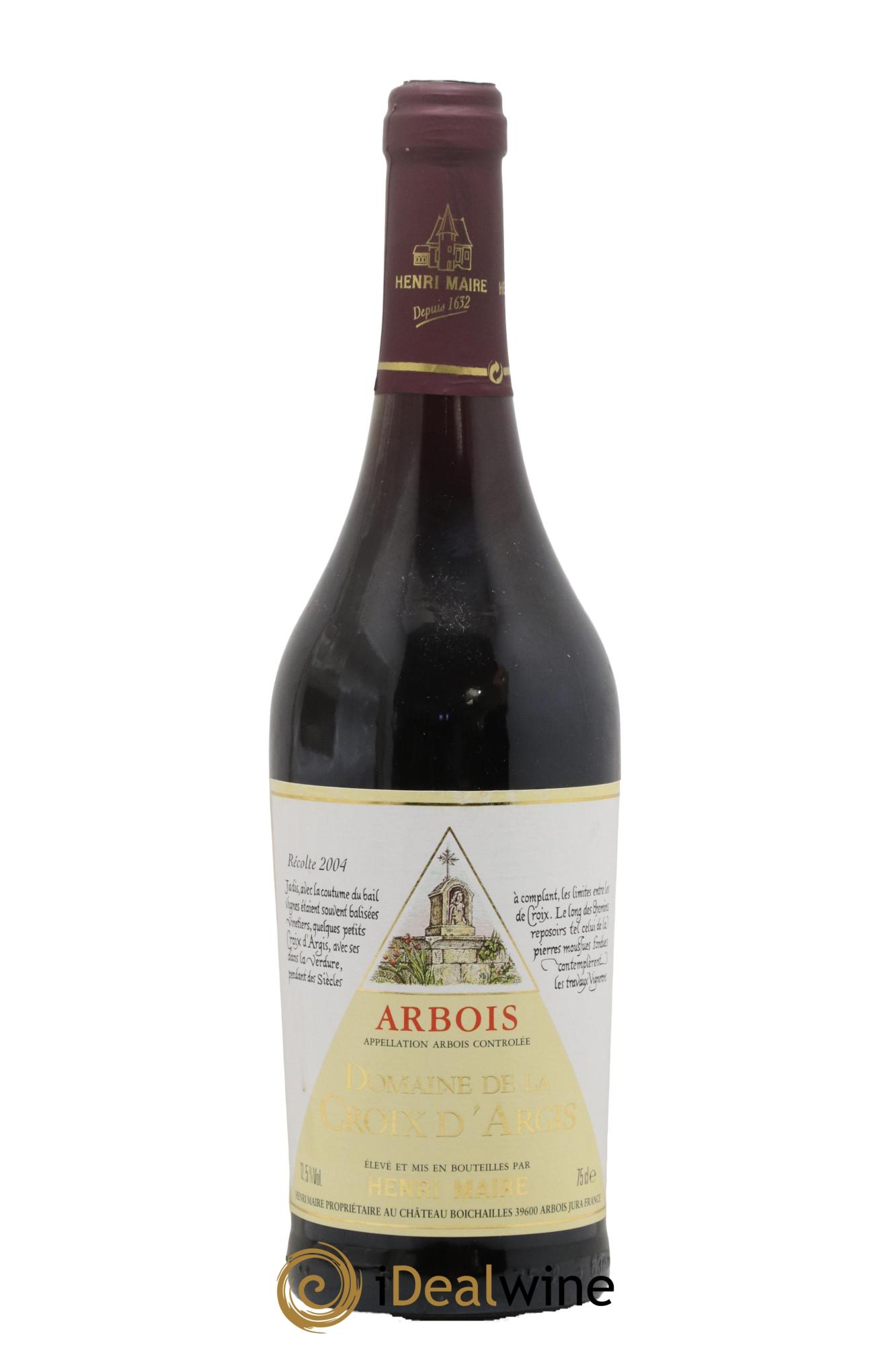 Arbois Croix d'Argis Henri Maire 2004 - Posten von 1 Flasche - 0
