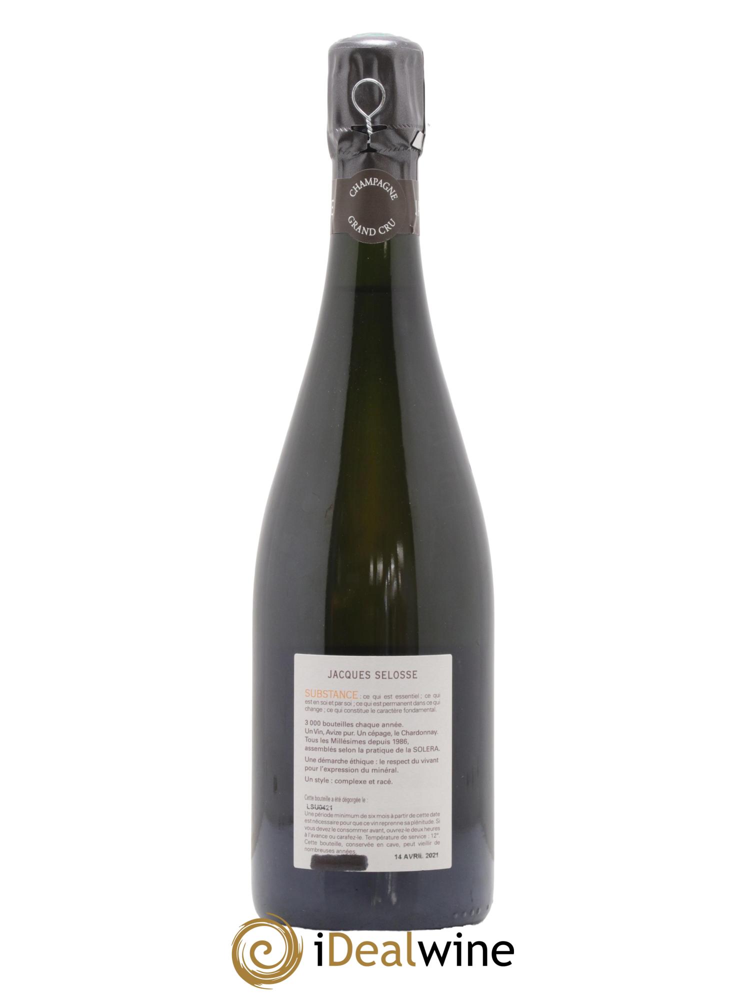 Substance Jacques Selosse - Lot de 1 bouteille - 1