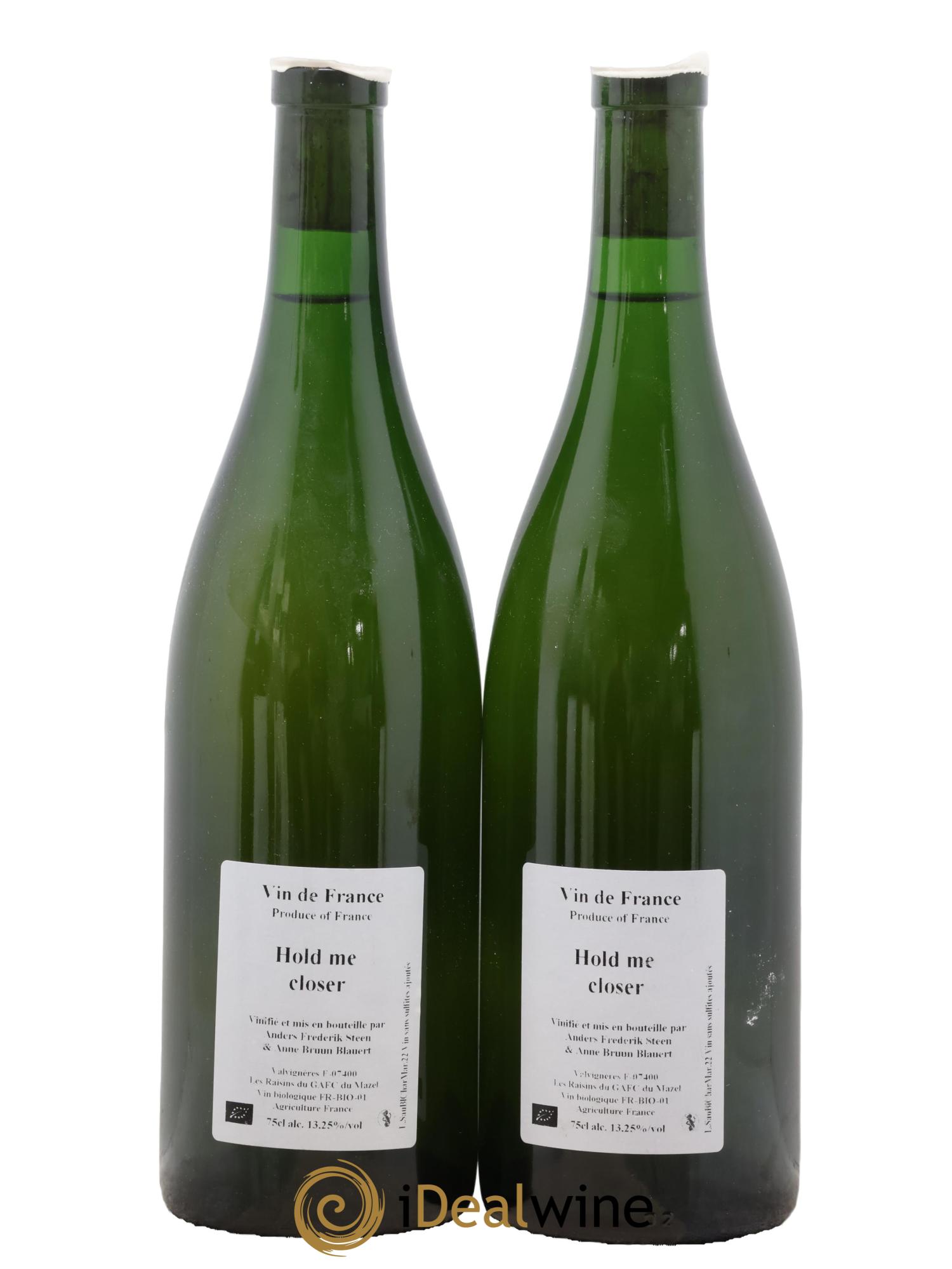 Vin de France Hold Me Closer Anders Frederik Steen 2022 - Lot de 2 bouteilles - 0