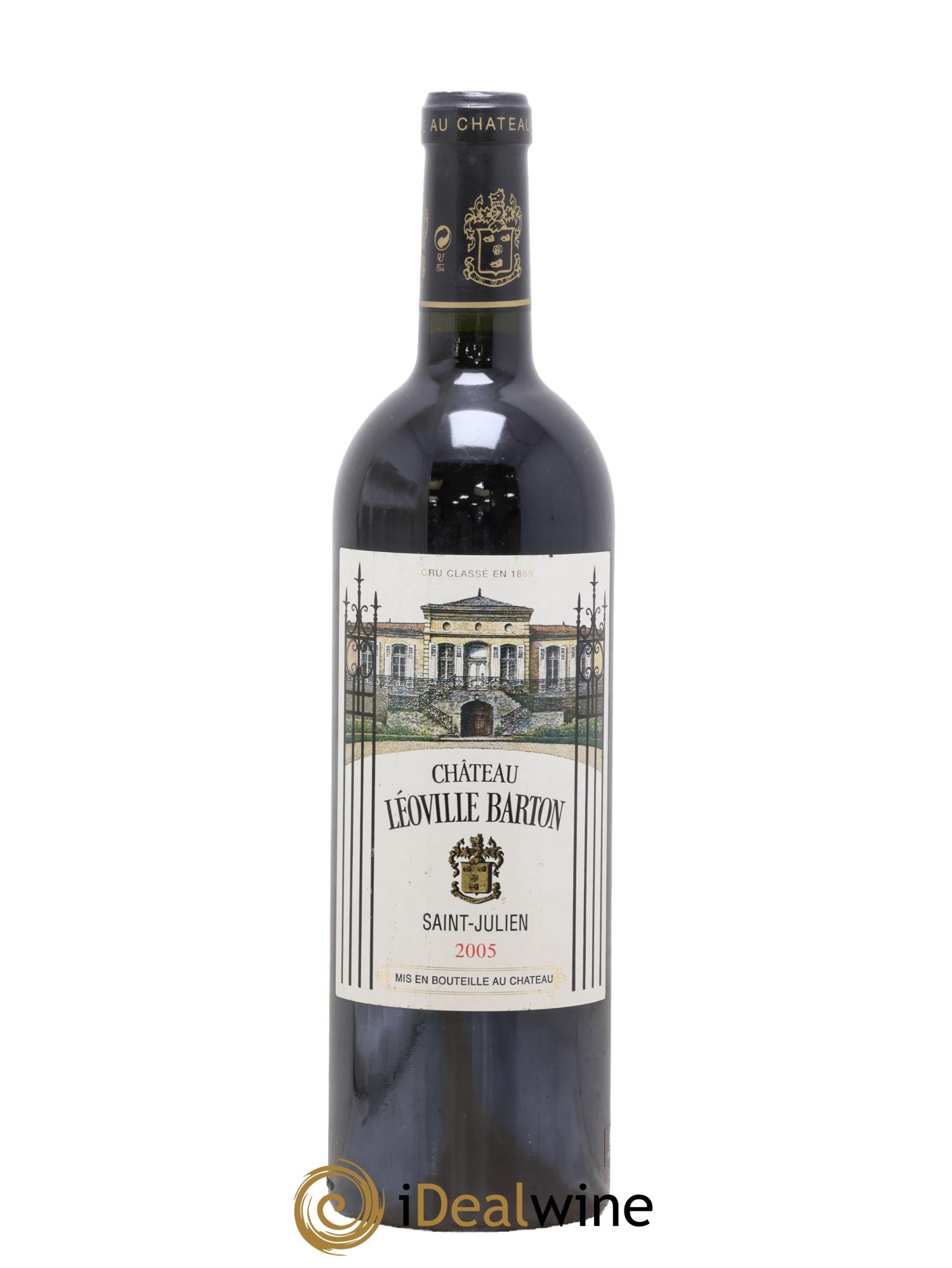 Château Léoville Barton 2ème Grand Cru Classé 2005 - Lot de 1 bouteille - 0