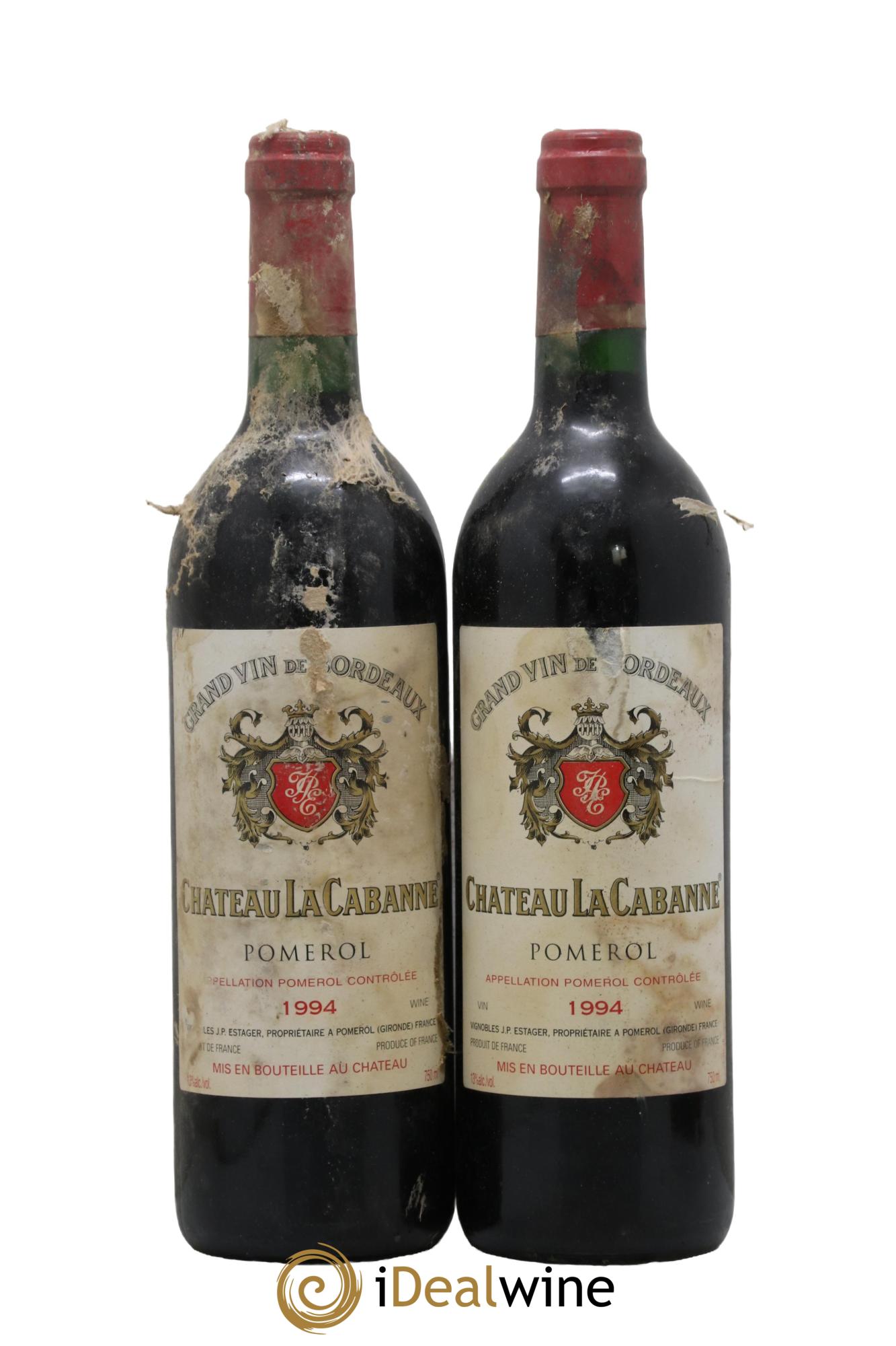 Château la Cabanne 1994 - Lot de 2 bouteilles - 0