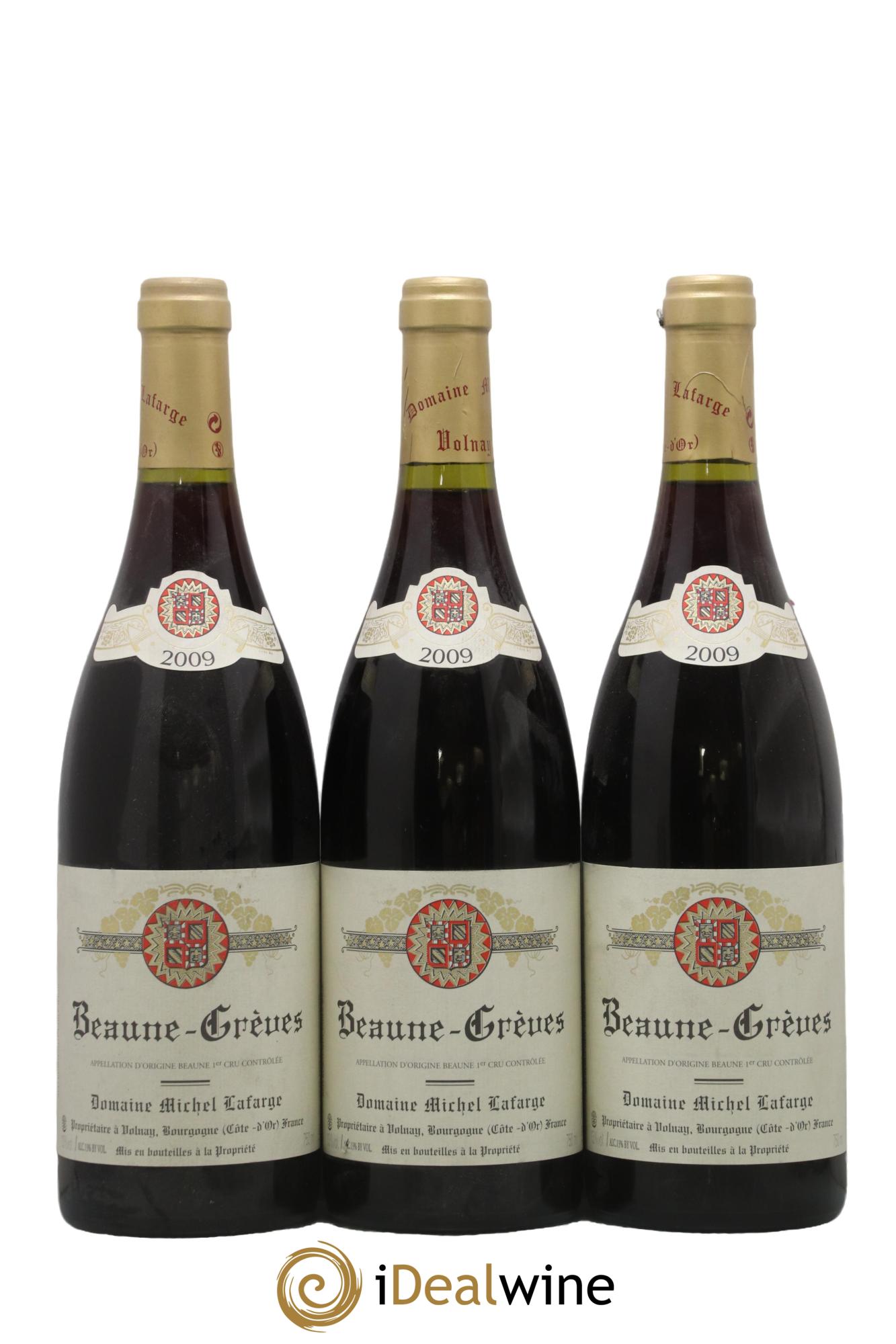 Beaune 1er Cru Grèves Lafarge (Domaine) 2009 - Lot de 3 bouteilles - 0