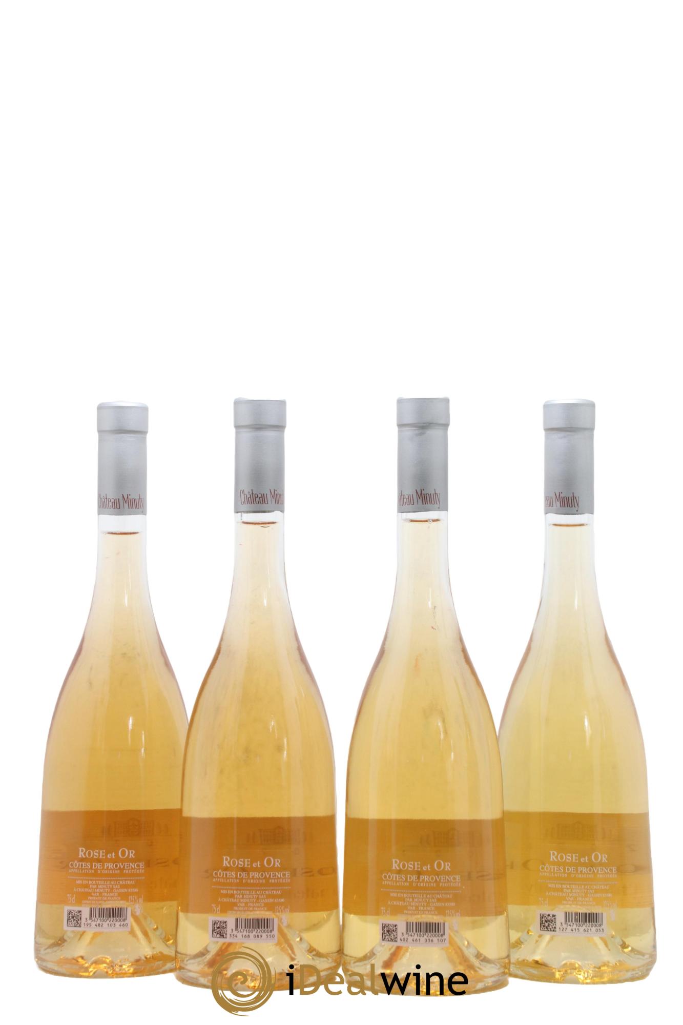 Côtes de Provence Rose et Or Minuty  2021 - Lot of 4 bottles - 1