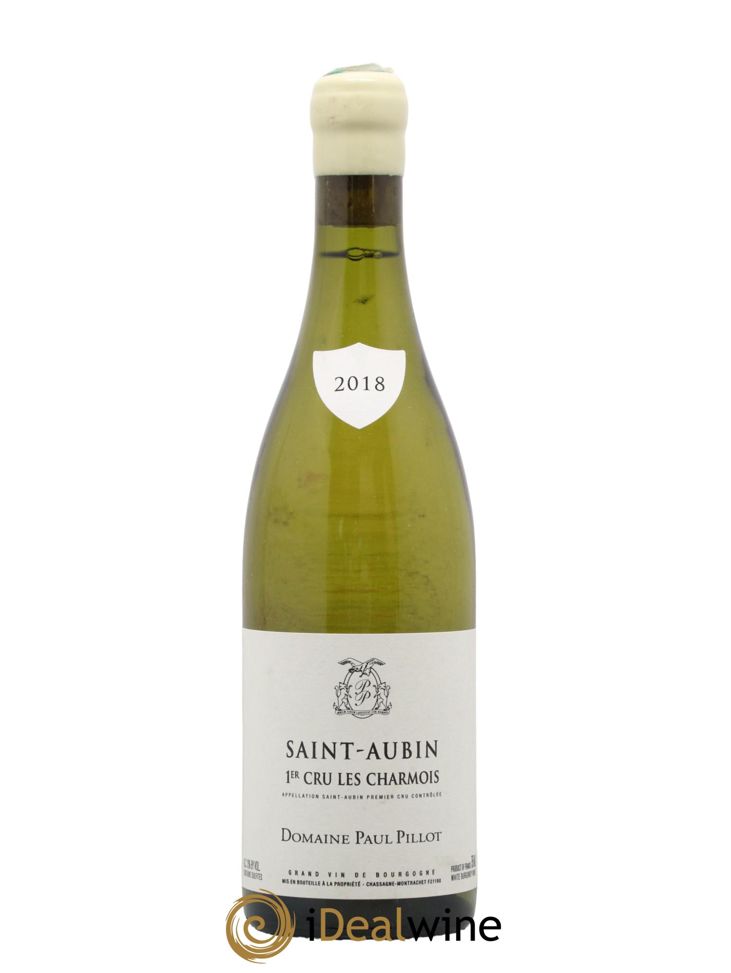 Saint-Aubin 1er Cru Les Charmois Paul Pillot (Domaine) 2018 - Lot de 1 bouteille - 0