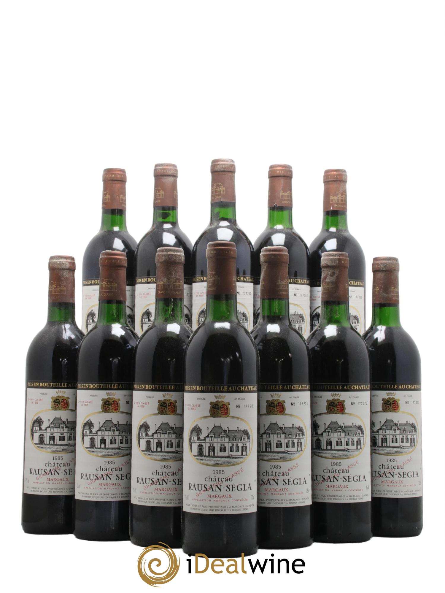 Château Rauzan Ségla Grand Cru Classé 1985 - Lot de 12 bouteilles - 0