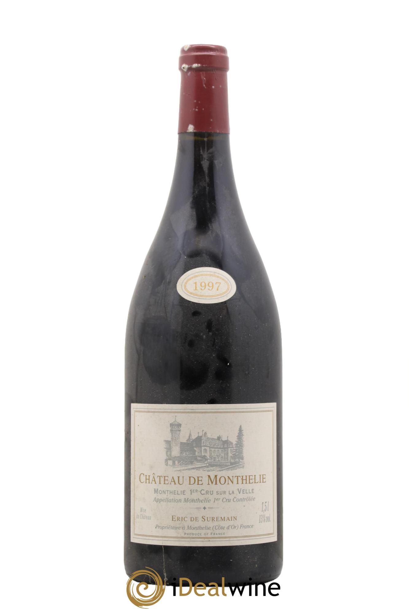 Monthélie 1er Cru La Velle Chateau de Monthelie 1997 - Lot de 1 magnum - 0