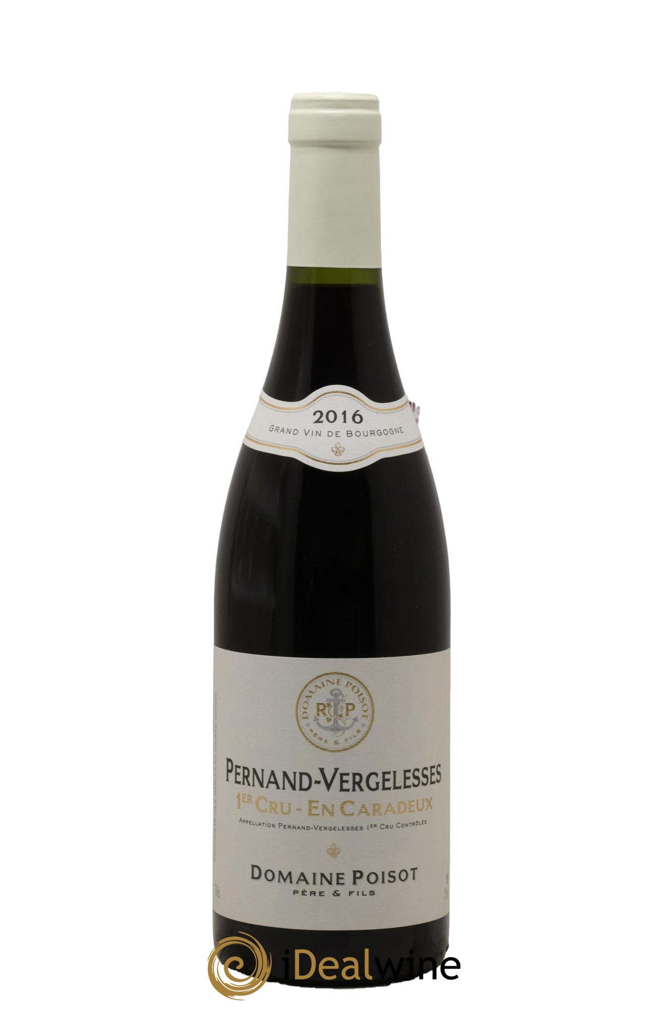 Pernand-Vergelesses 1er Cru En Caradeux Poisot Père et Fils 2016 - Lot of 1 bottle - 0