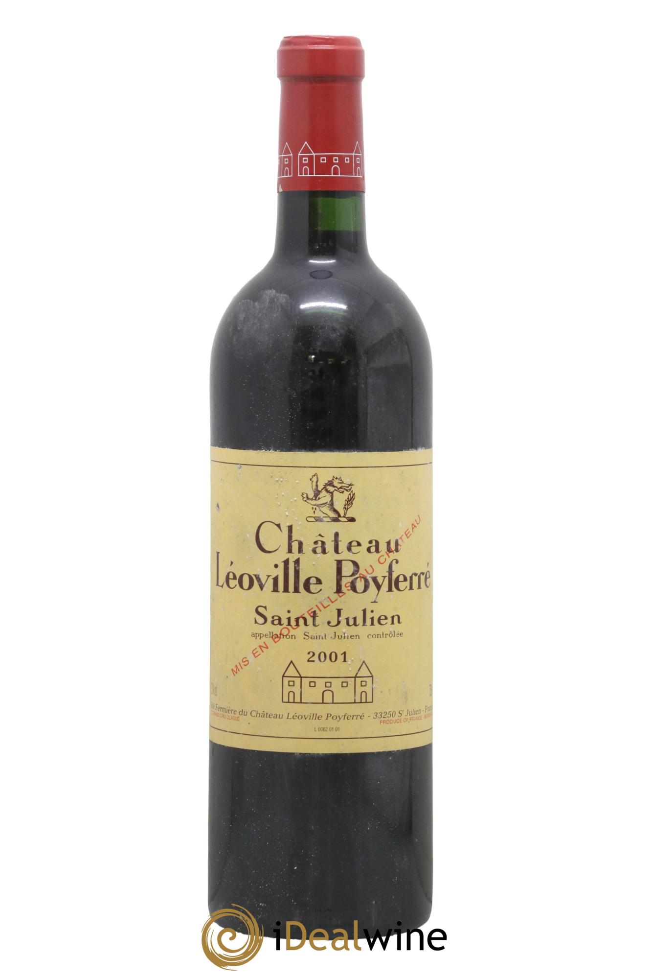 Château Léoville Poyferré 2ème Grand Cru Classé 2001 - Lot de 1 bouteille - 0