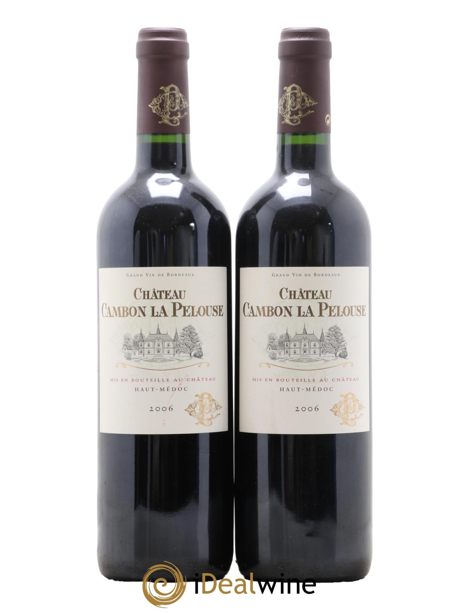 Château Cambon la Pelouse Cru Bourgeois 2006 - Lot de 2 bouteilles - 0